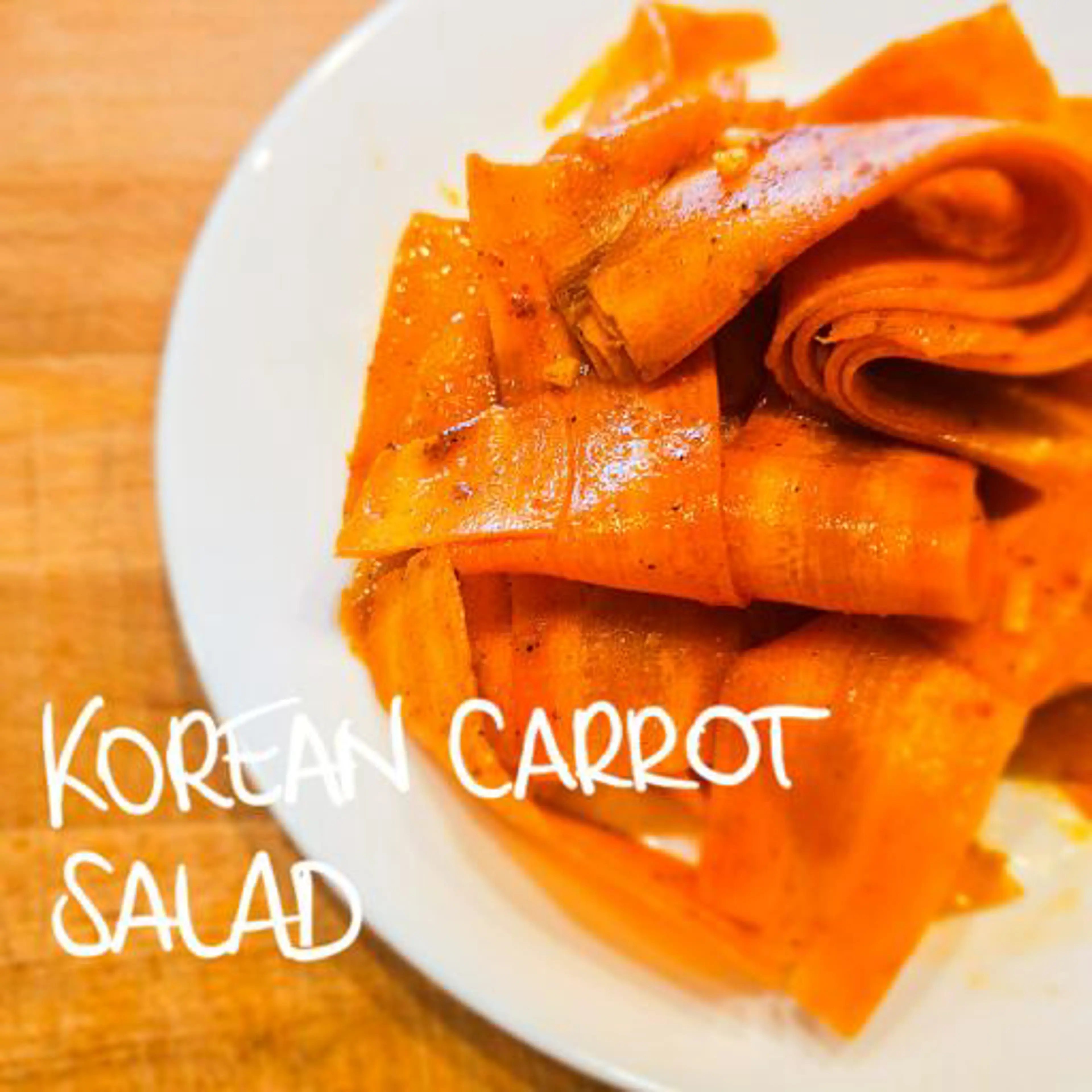 Korean carrot salad