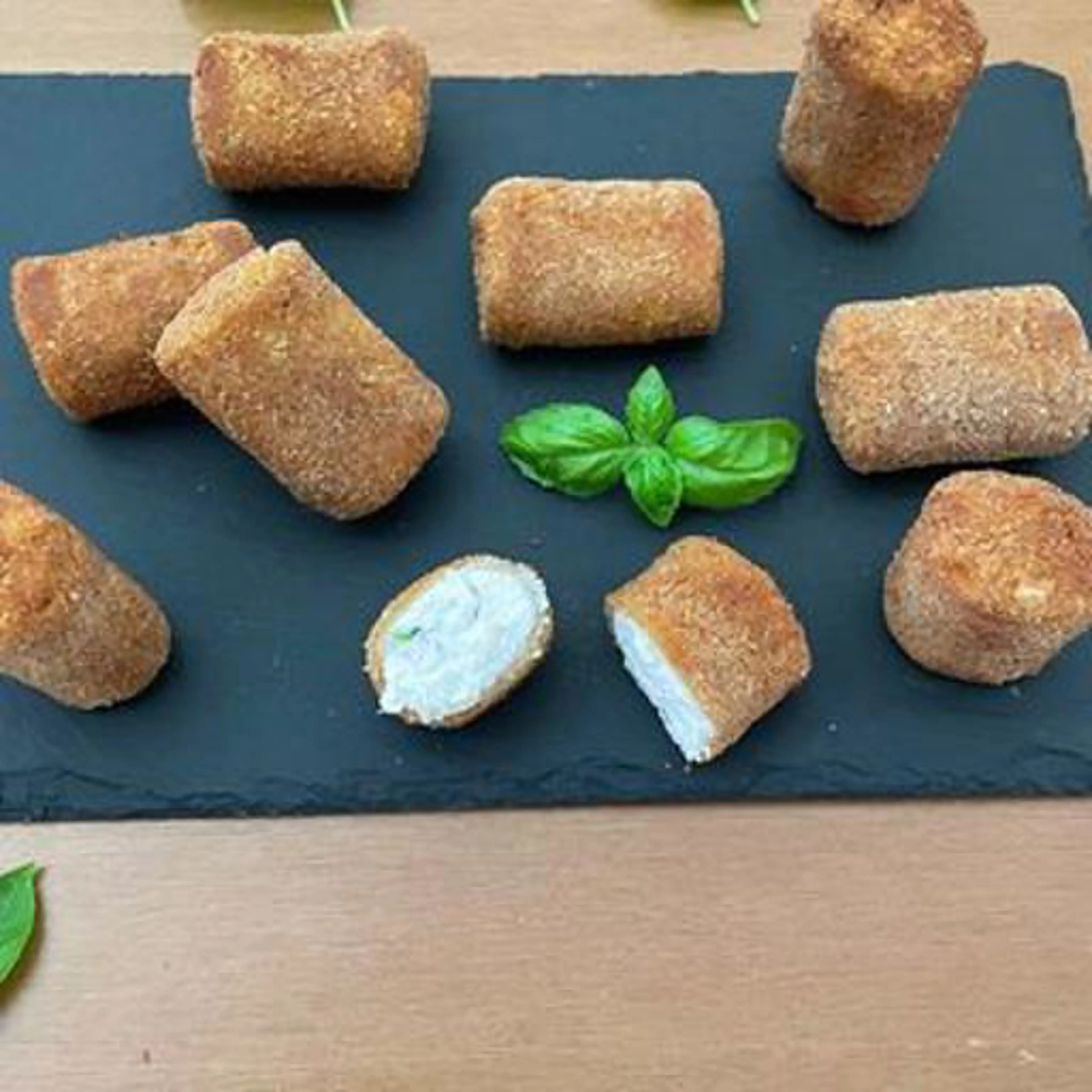 Fried paccheri