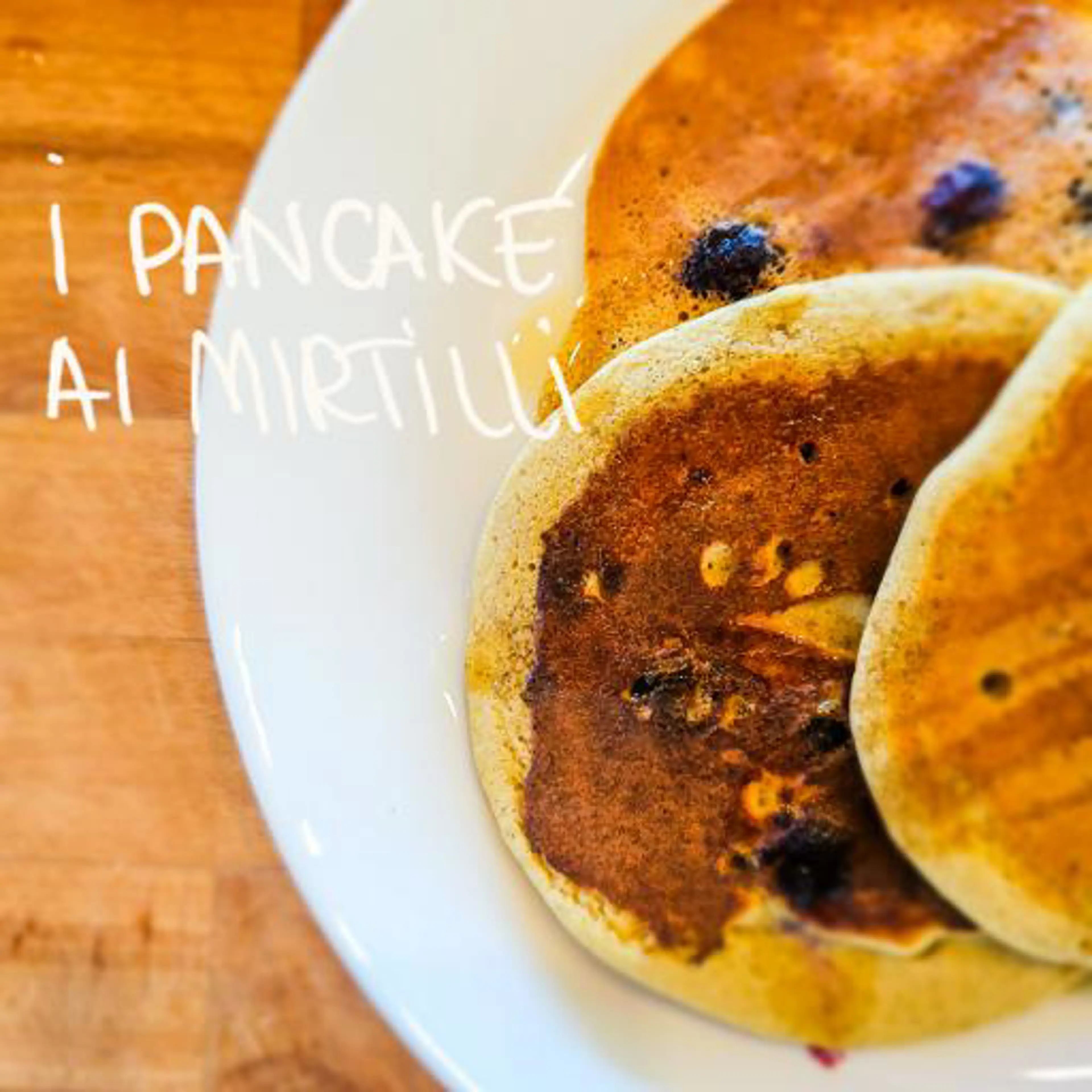 Gluten-free blueberry pancakes