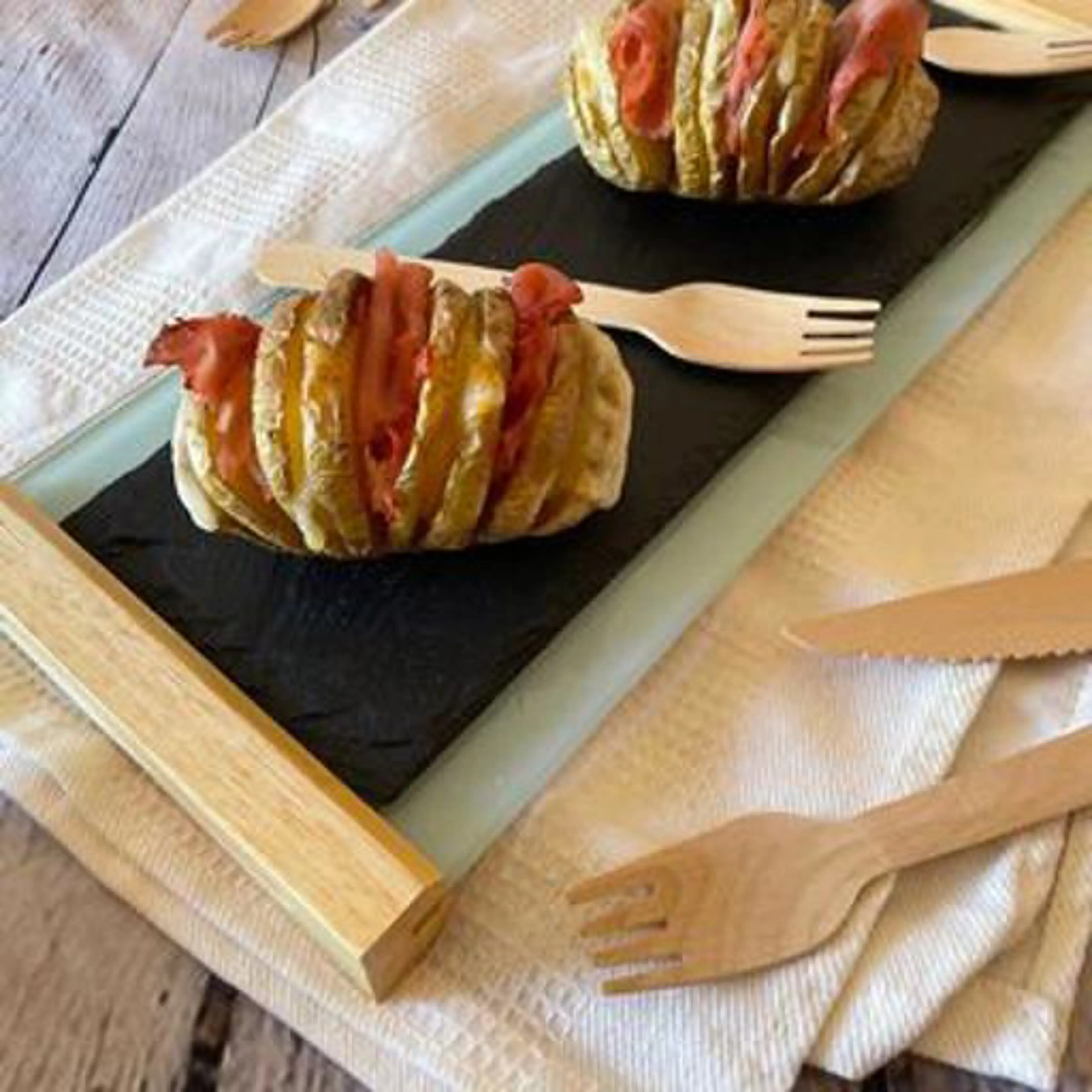 Hasselback potatoes