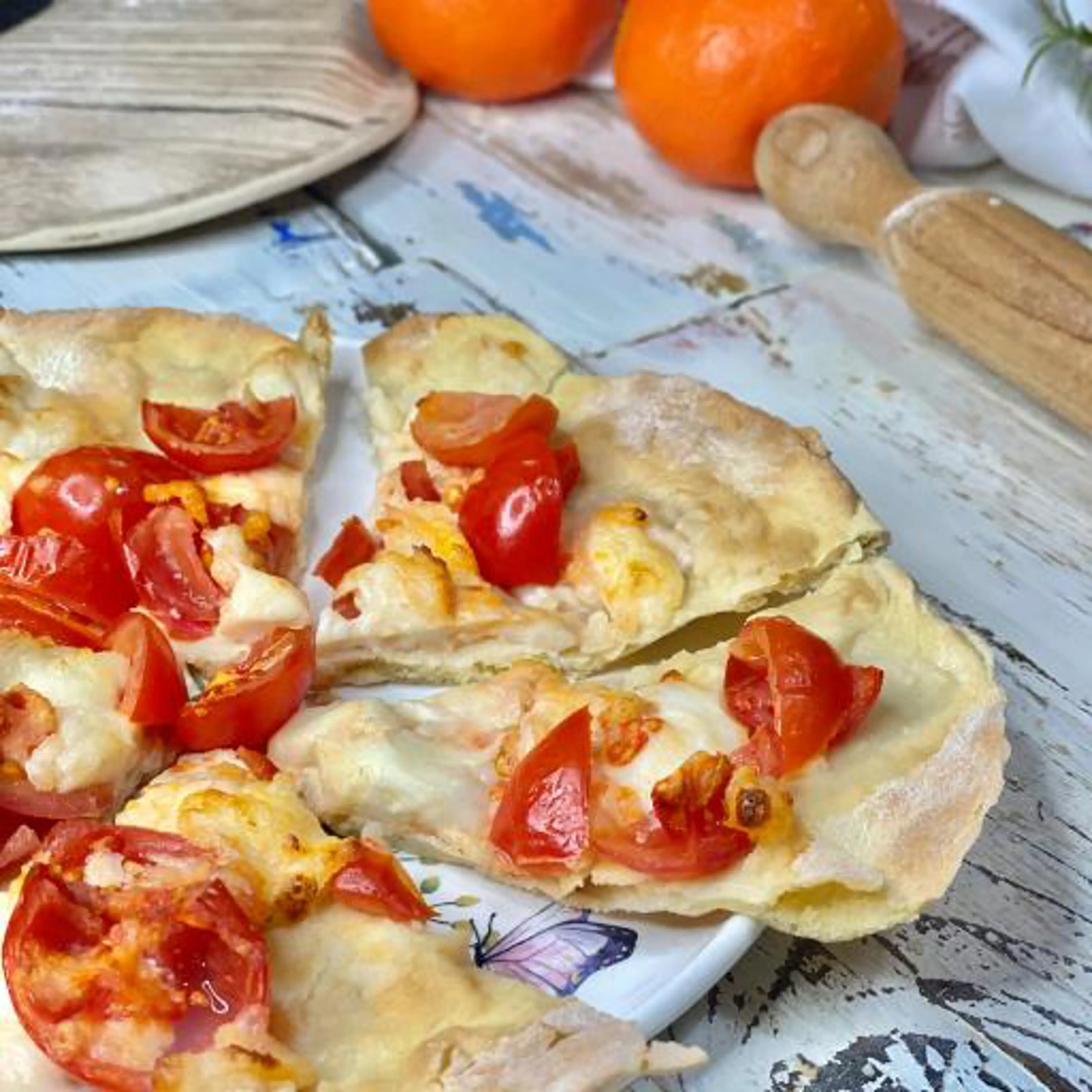 Fake pizza in air fryer