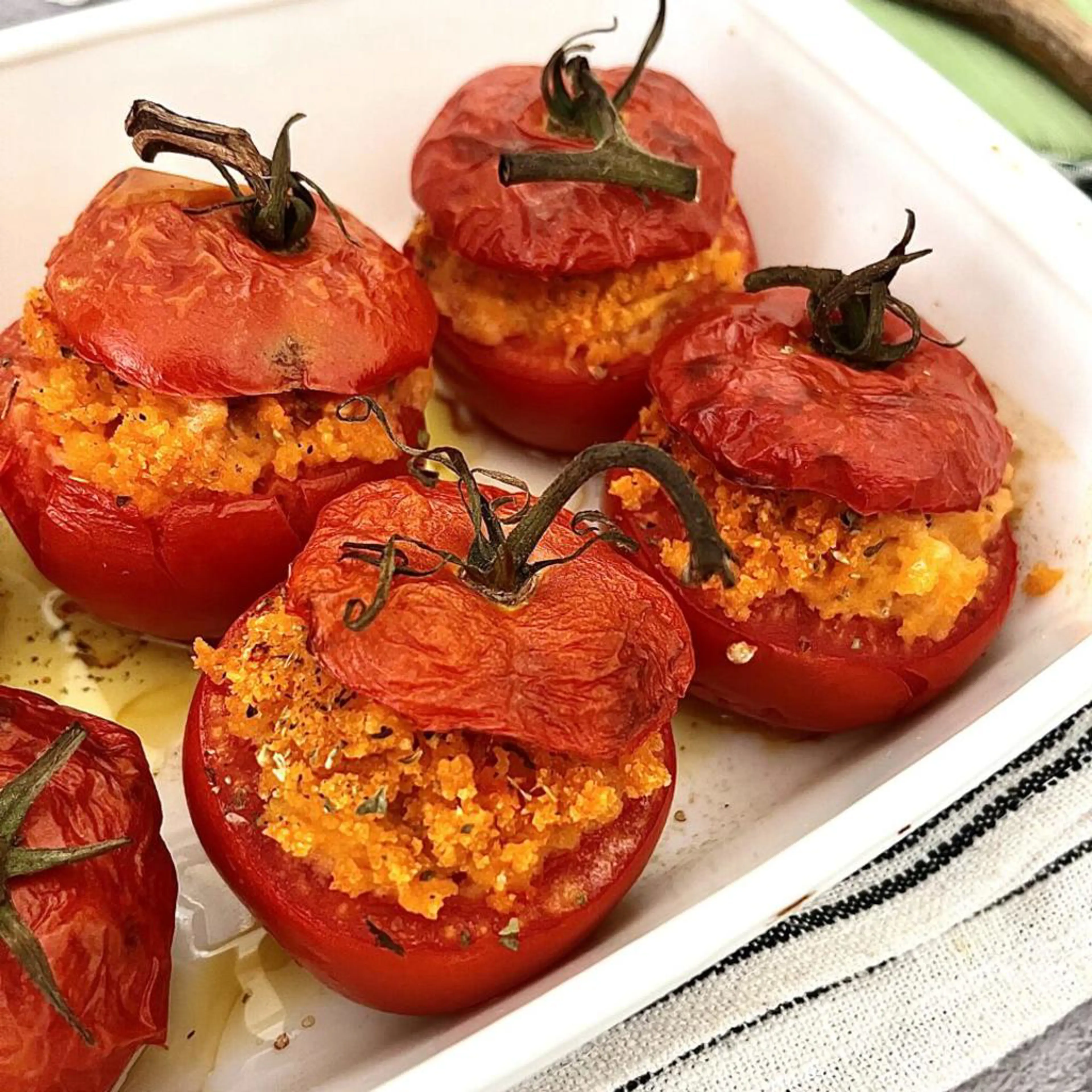 Sicilian stuffed tomatoes