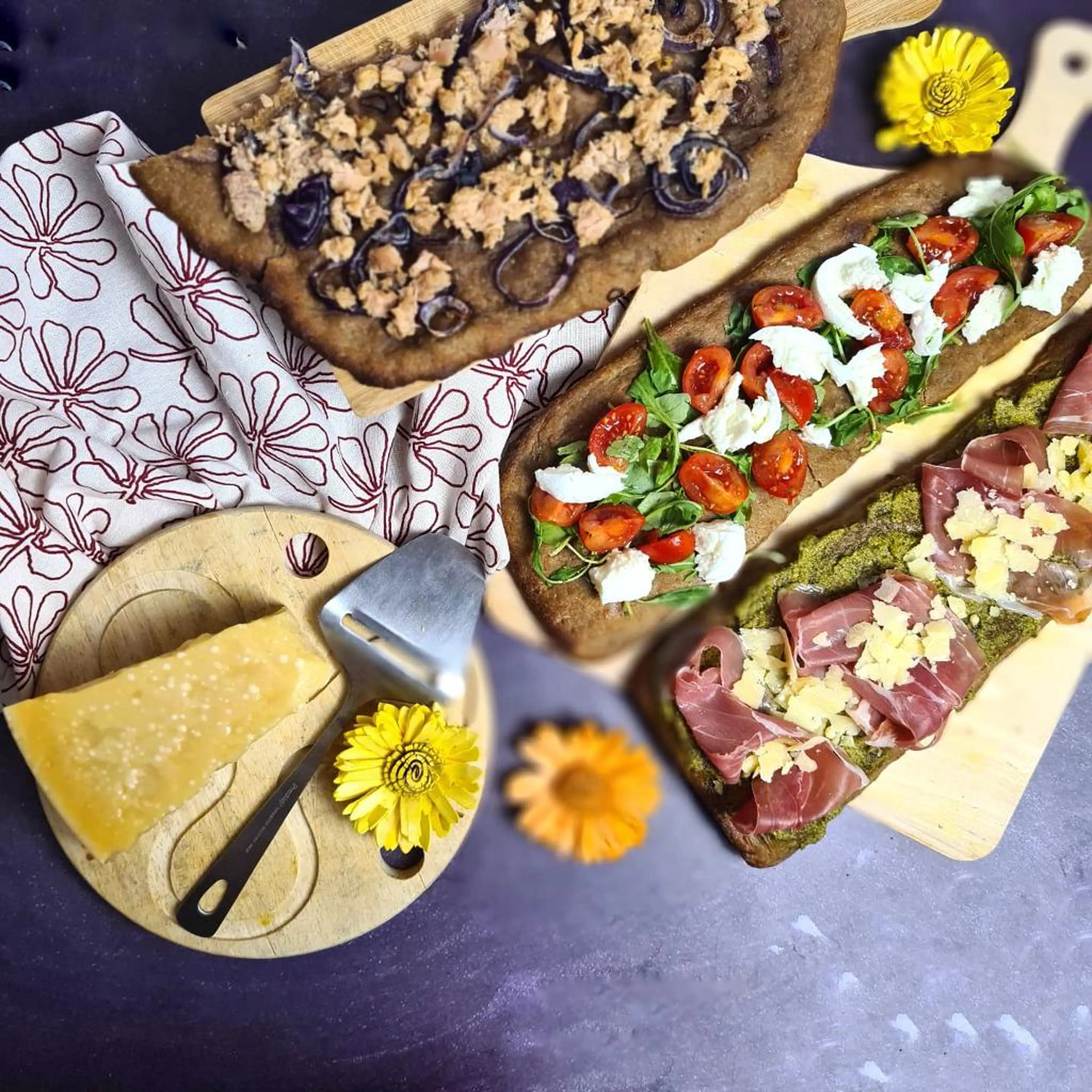 بيتزا بعجين الحبوب