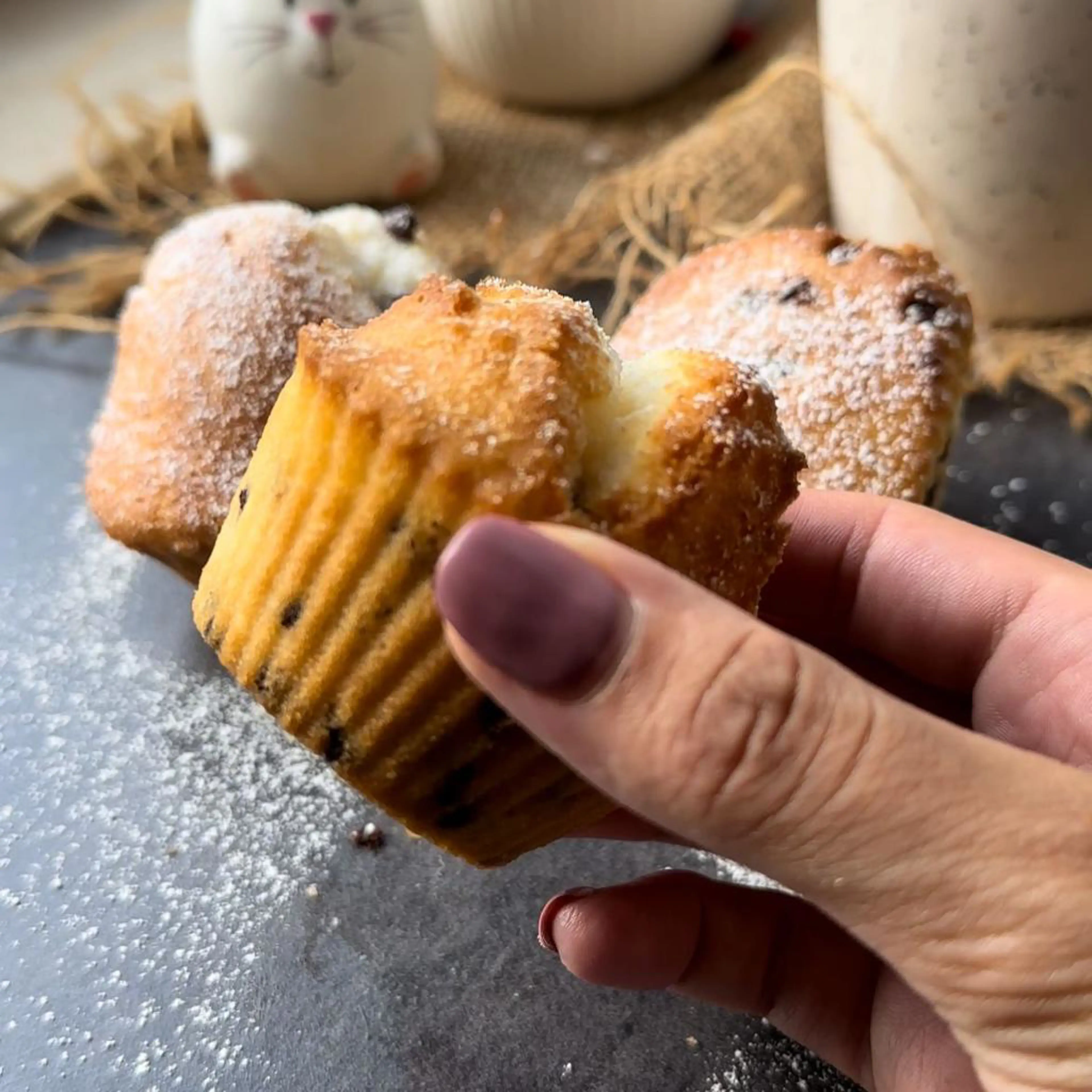 Muffins veganos, sin gluten y sin lactosa