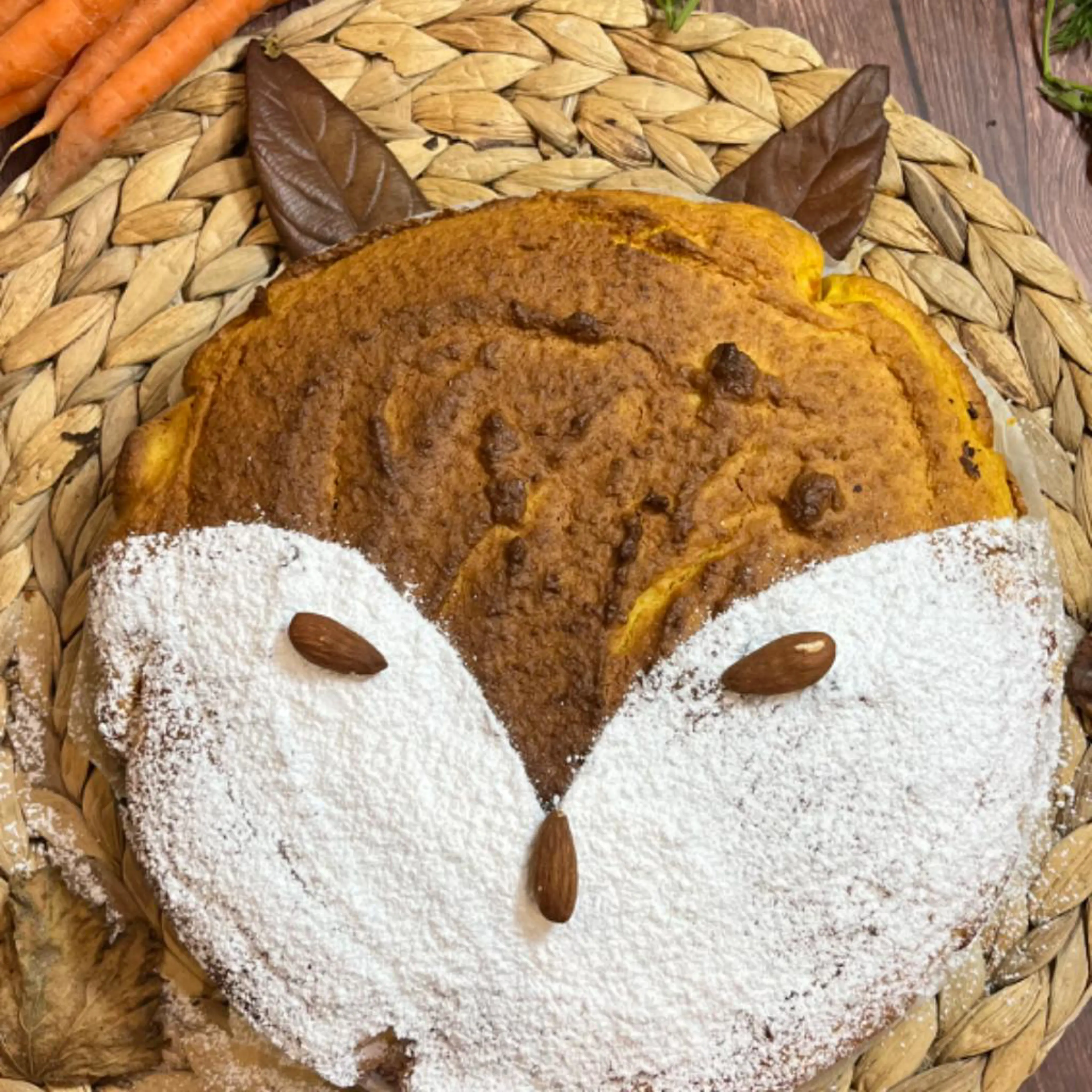 Bolo de cenoura com amêndoas e Amaretto di Saronno