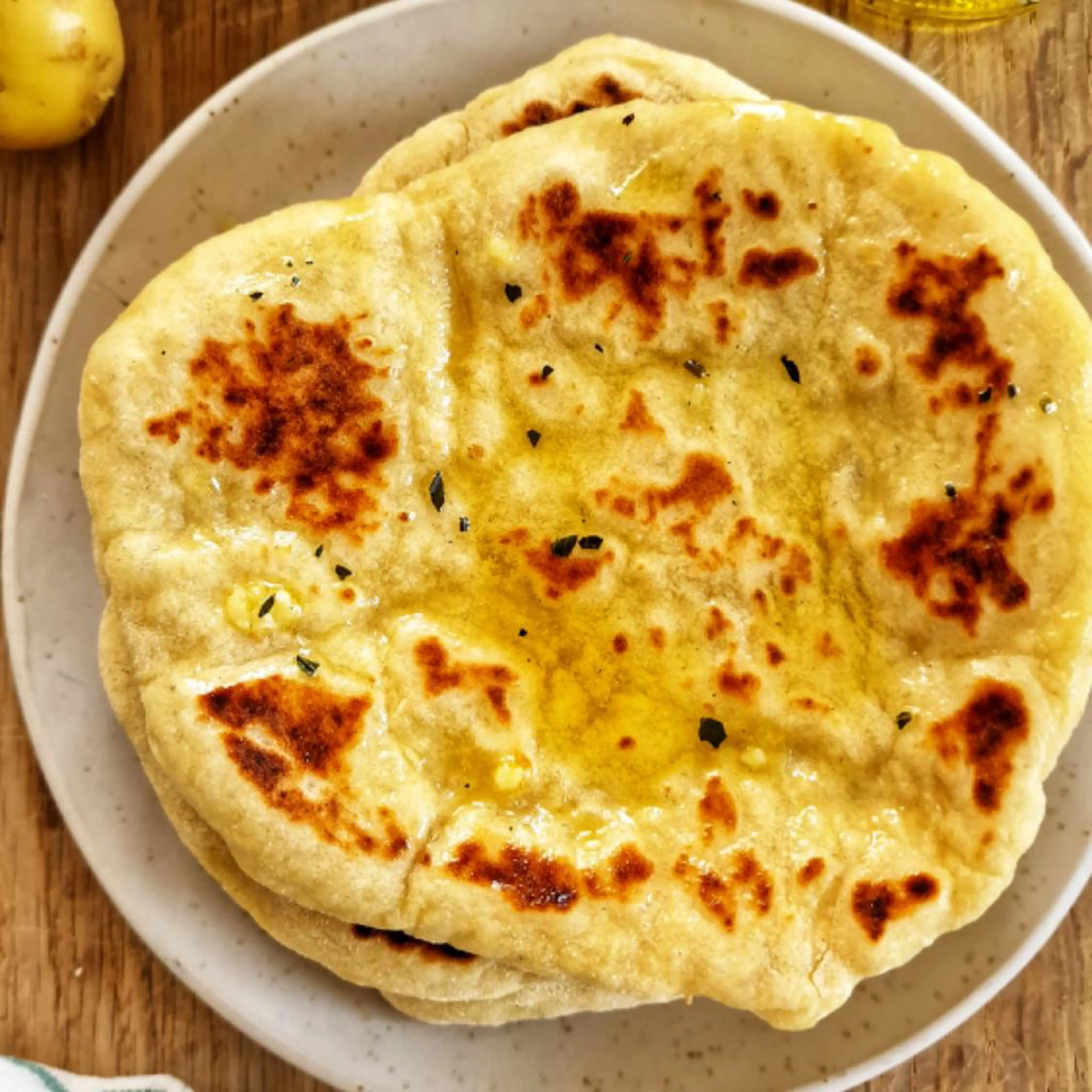 Turkish bazlama bread