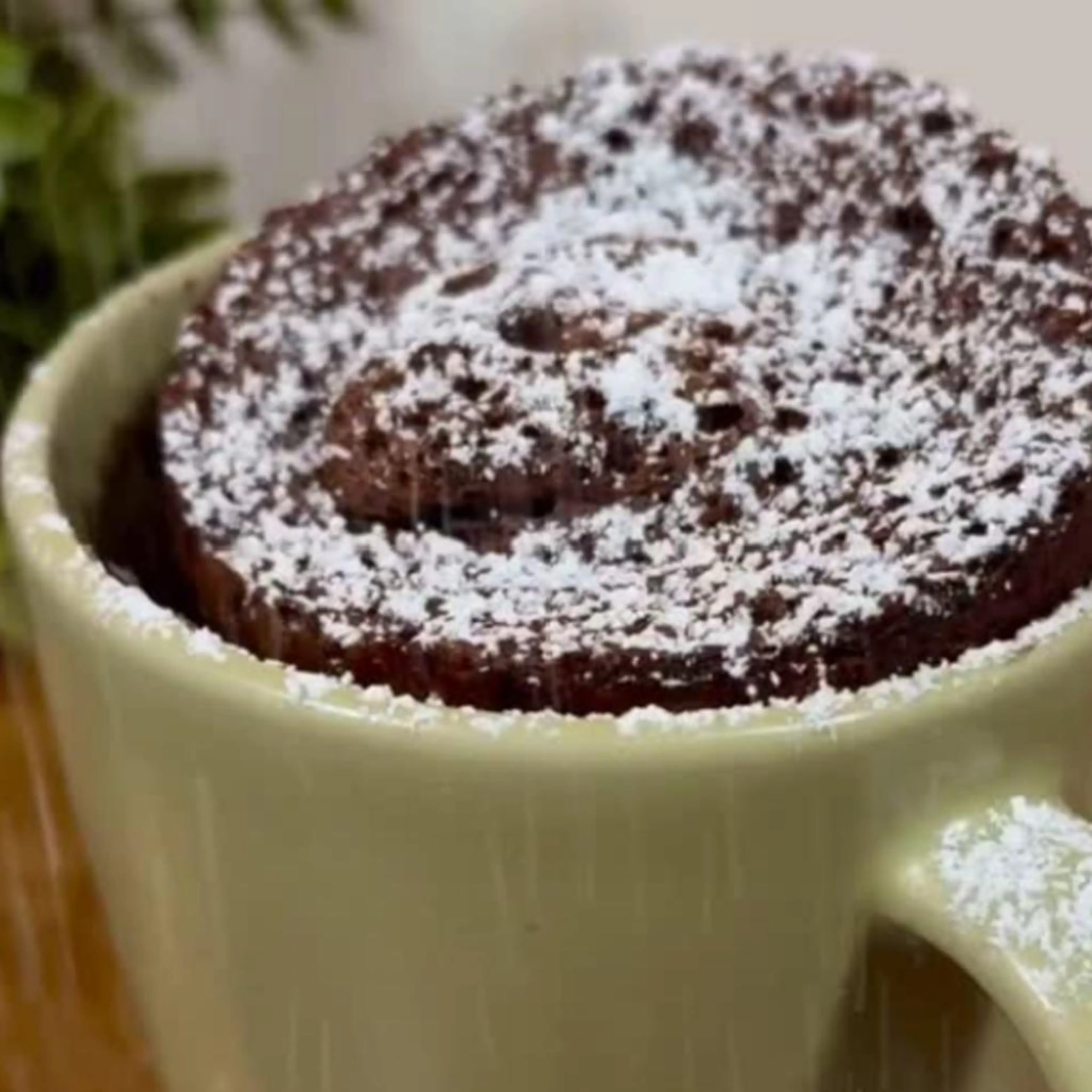 Mugcake al cacao leggera