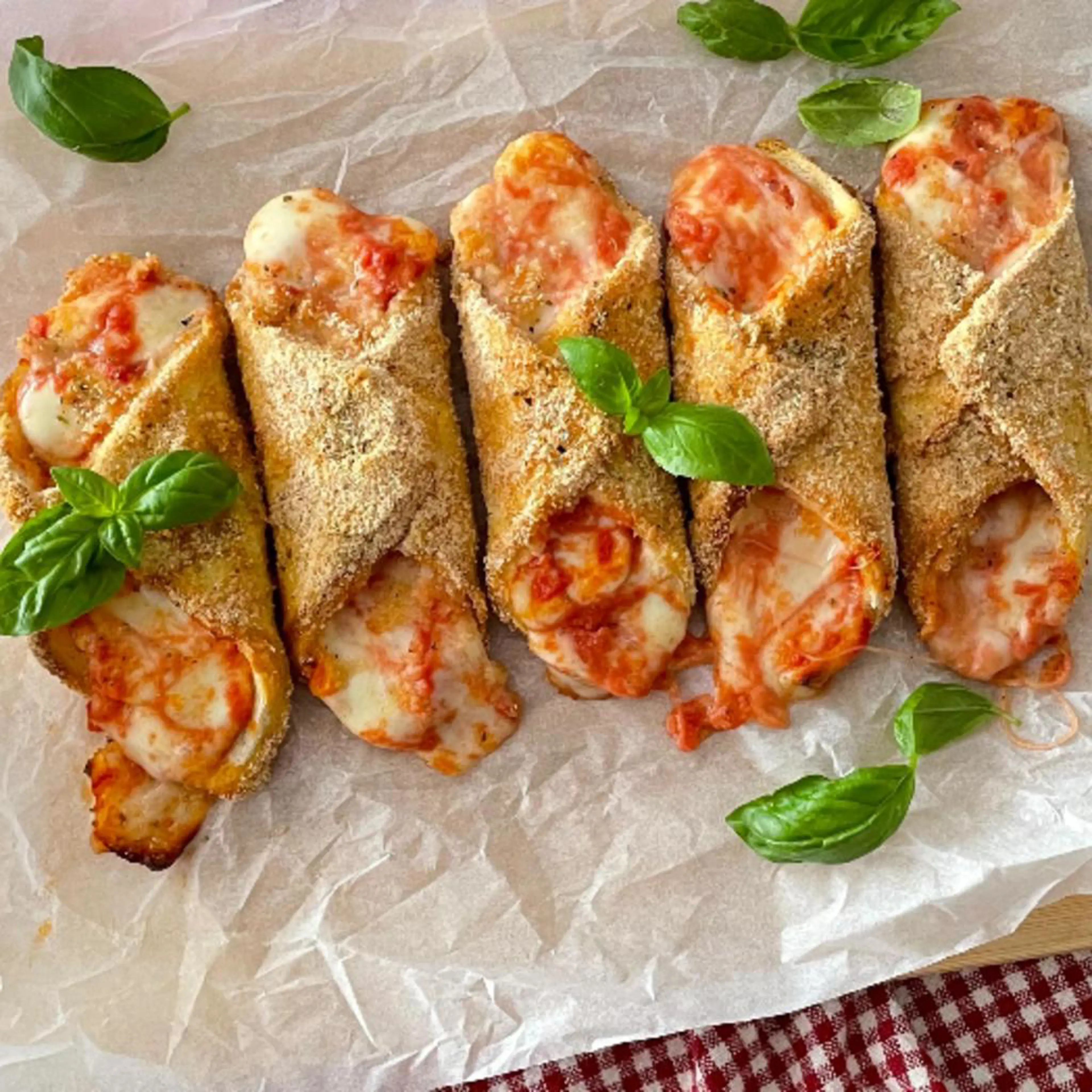 Bread Slice Cannoli Pizza Style
