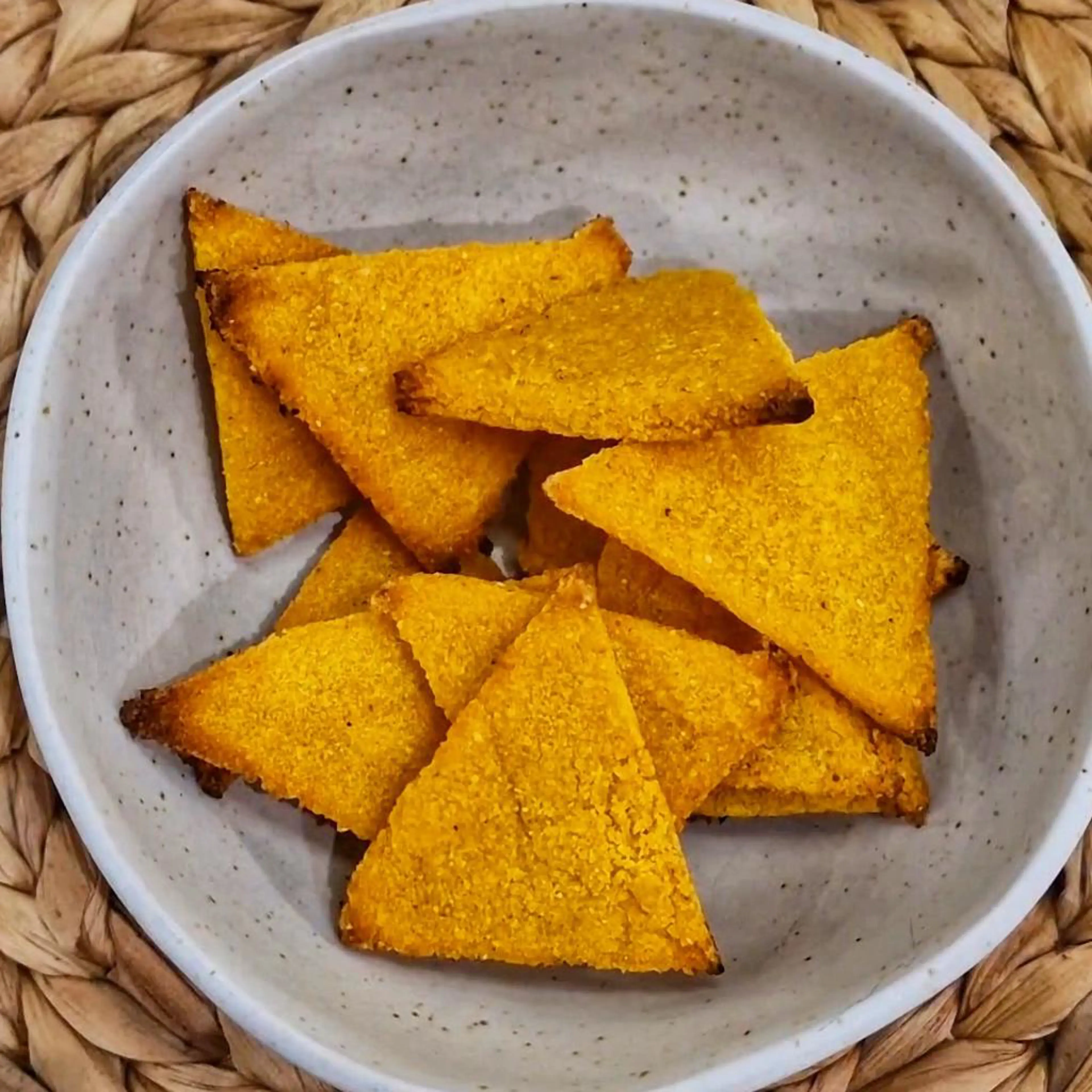 Gluten-free corn triangles