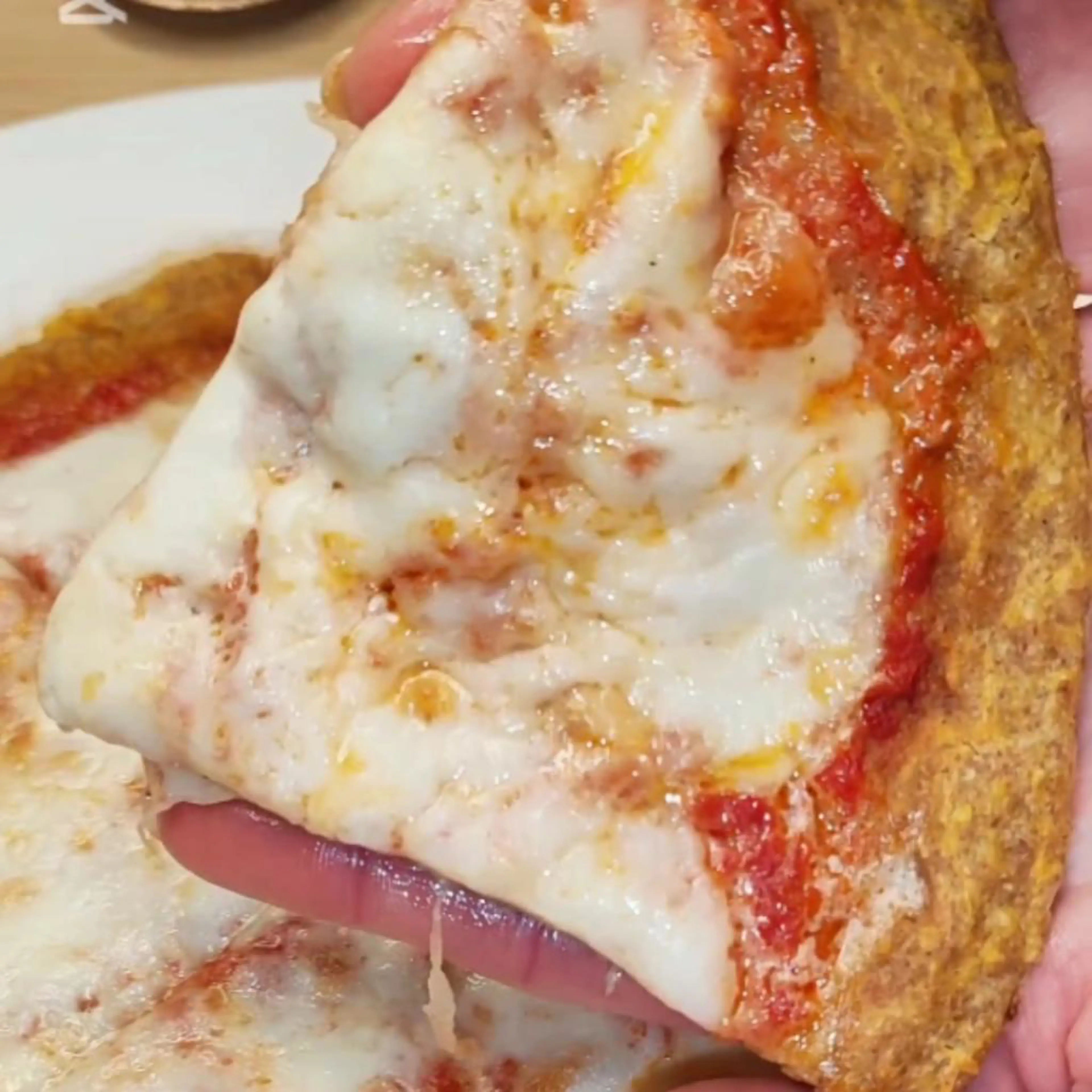 Very quick fake pizza