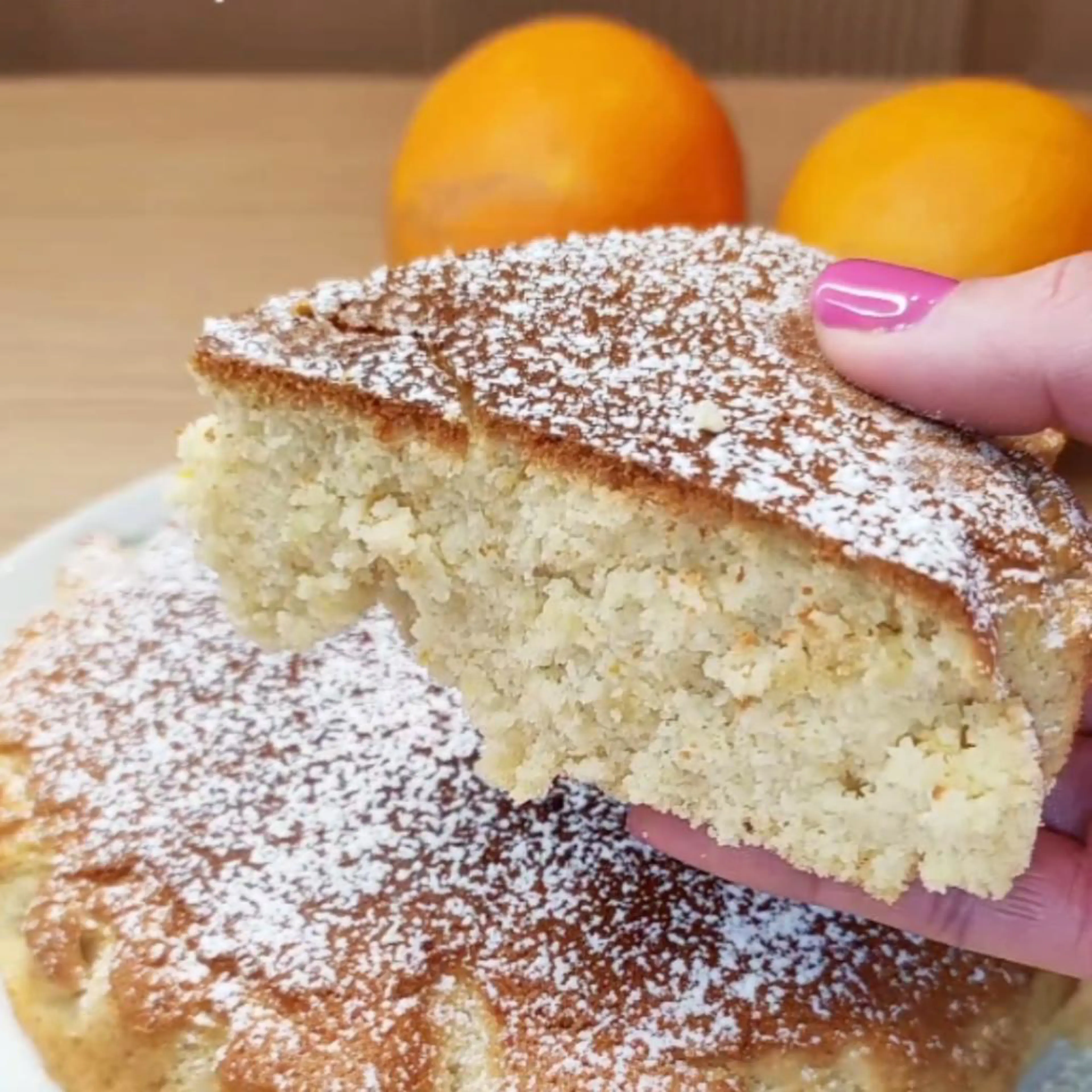 Eiweiß-Orangenkuchen