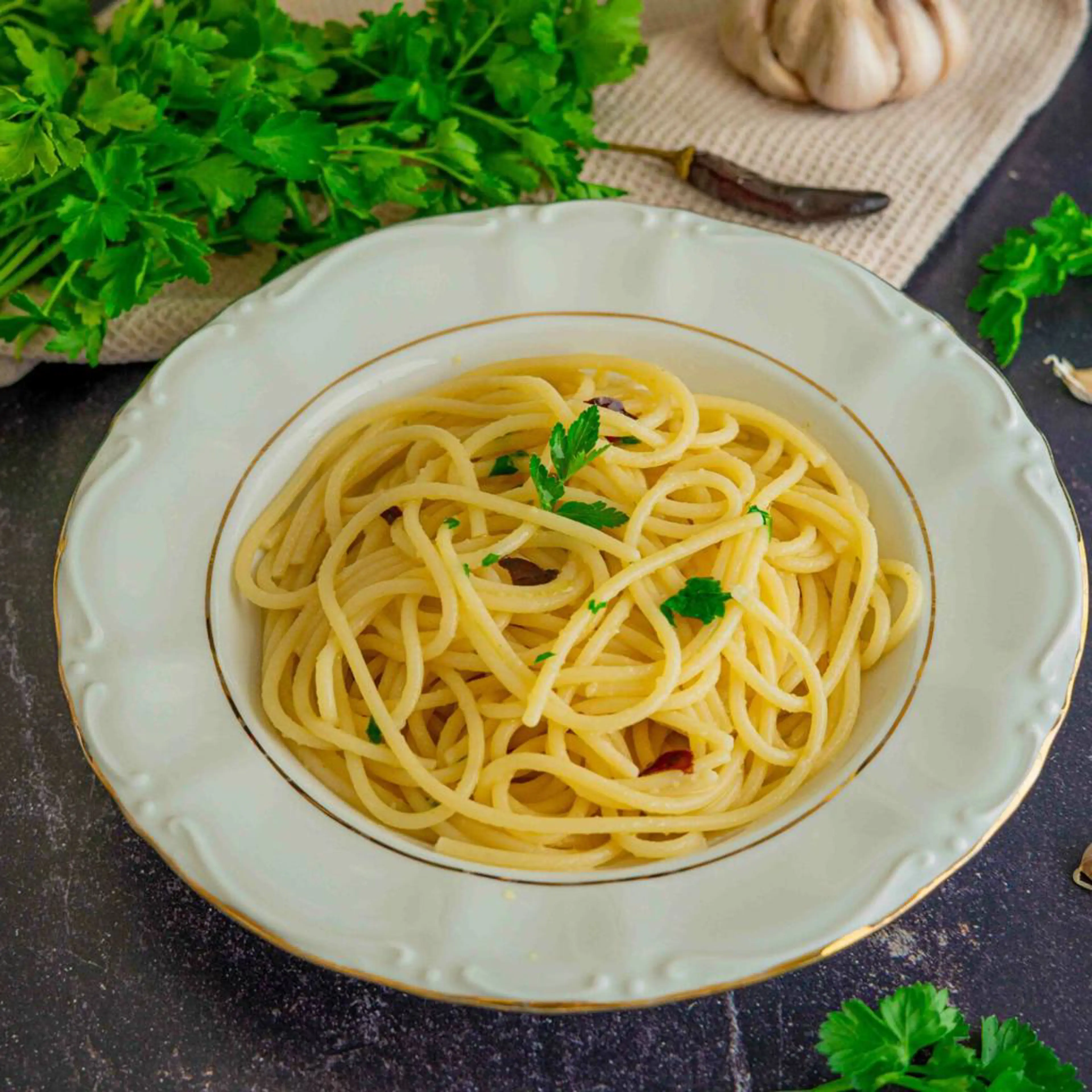 Spaghetti Aglio, Olio e Peperoncino