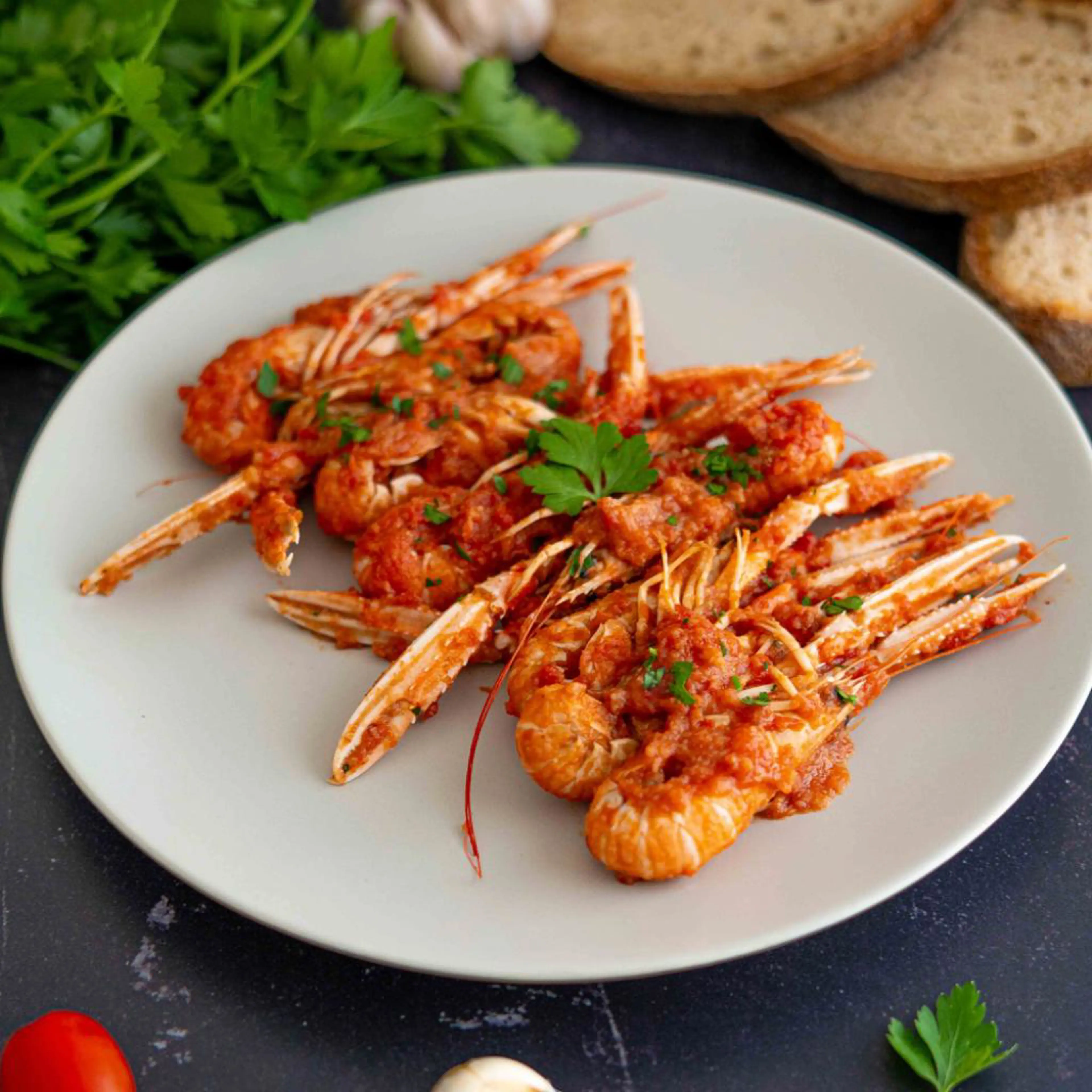 Scampi alla busara