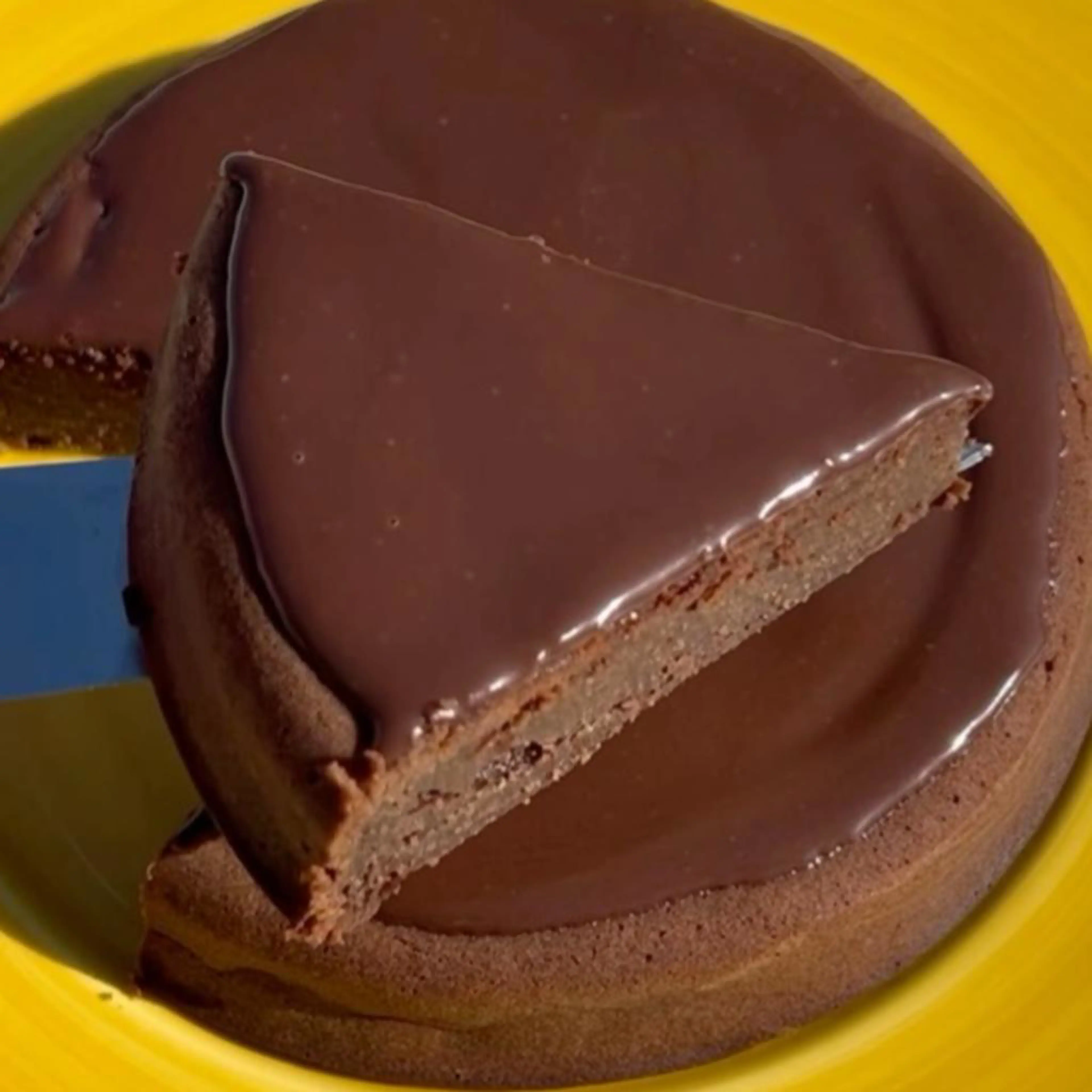 Pastelito de chocolate sin horno