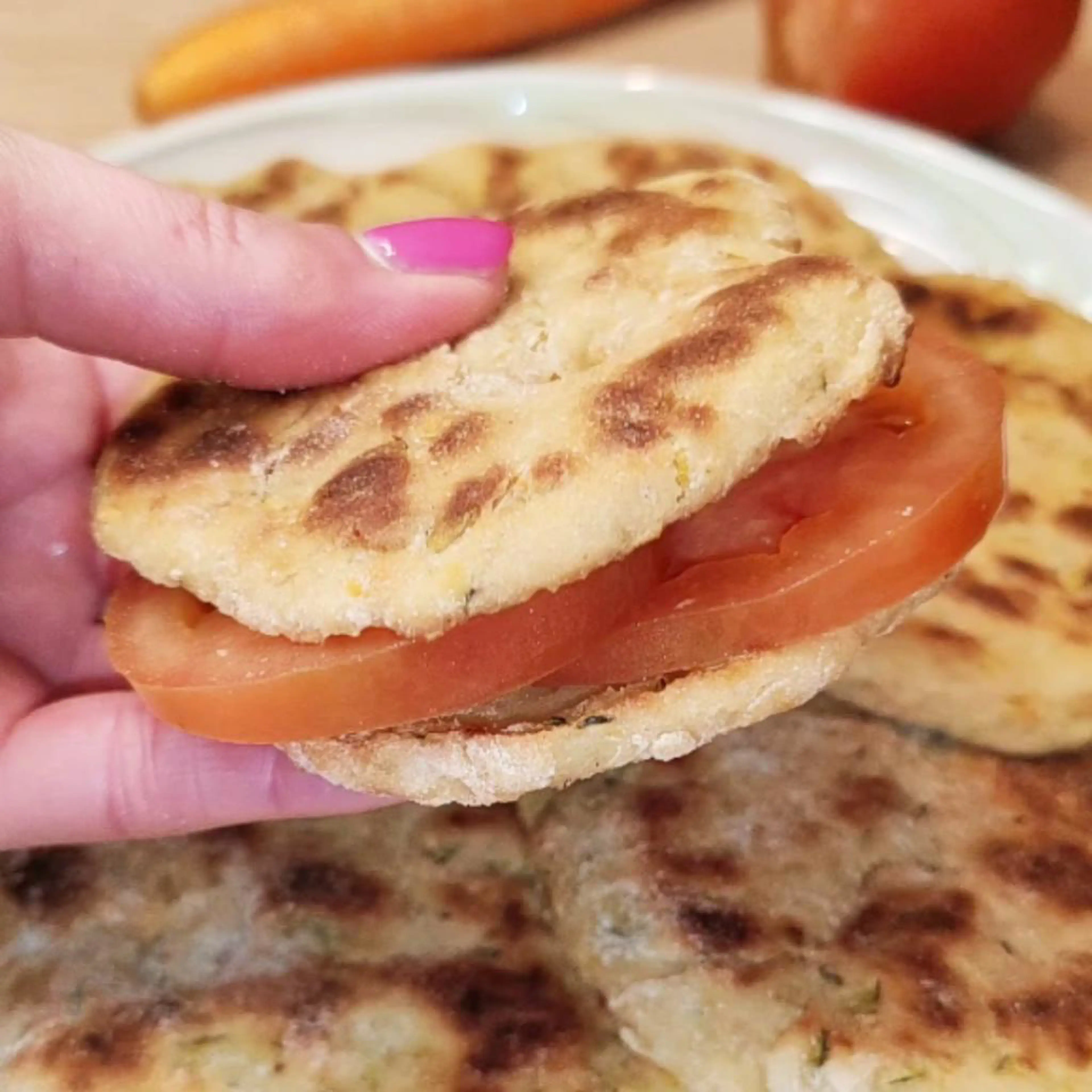 Vegetable flatbreads