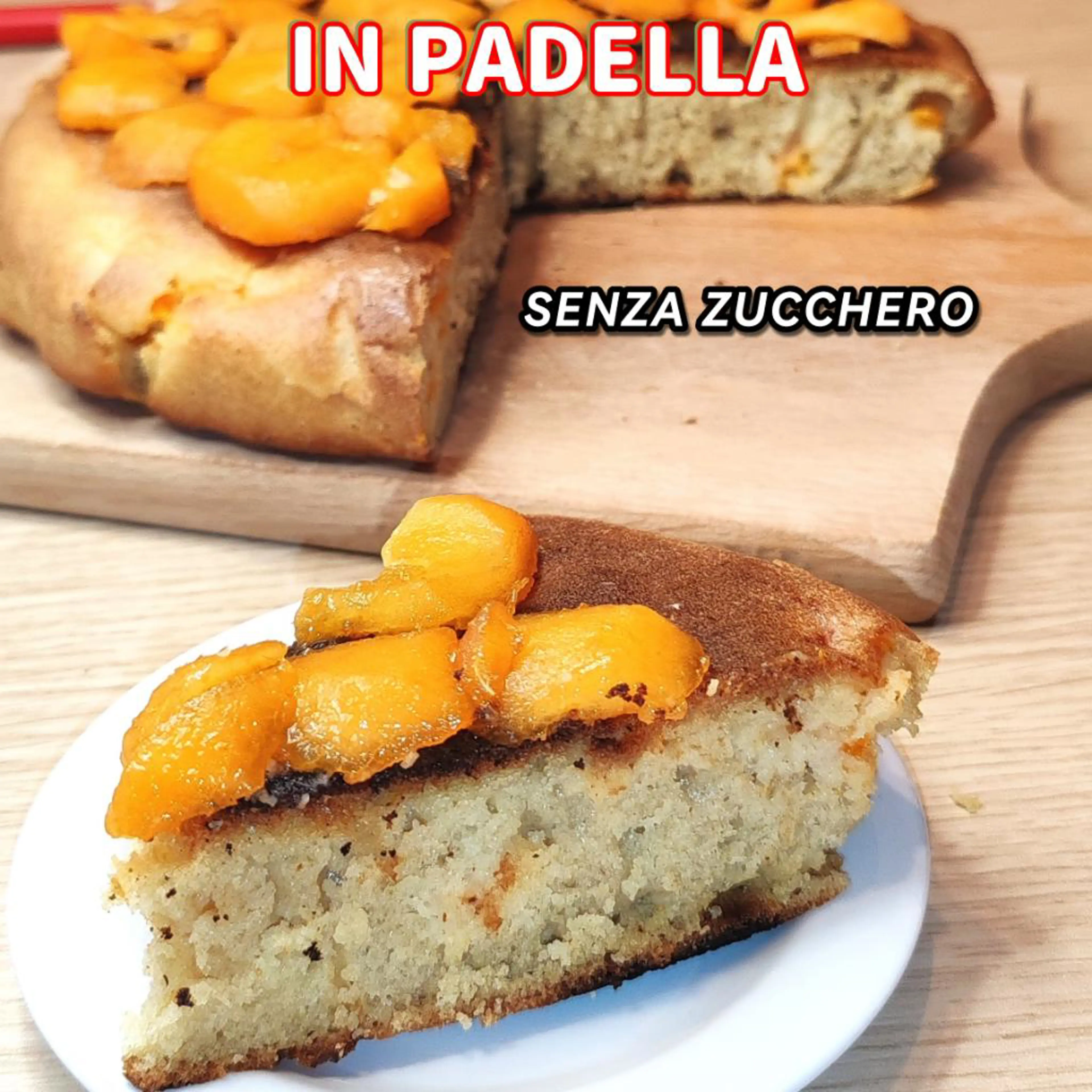 Apricot skillet cake