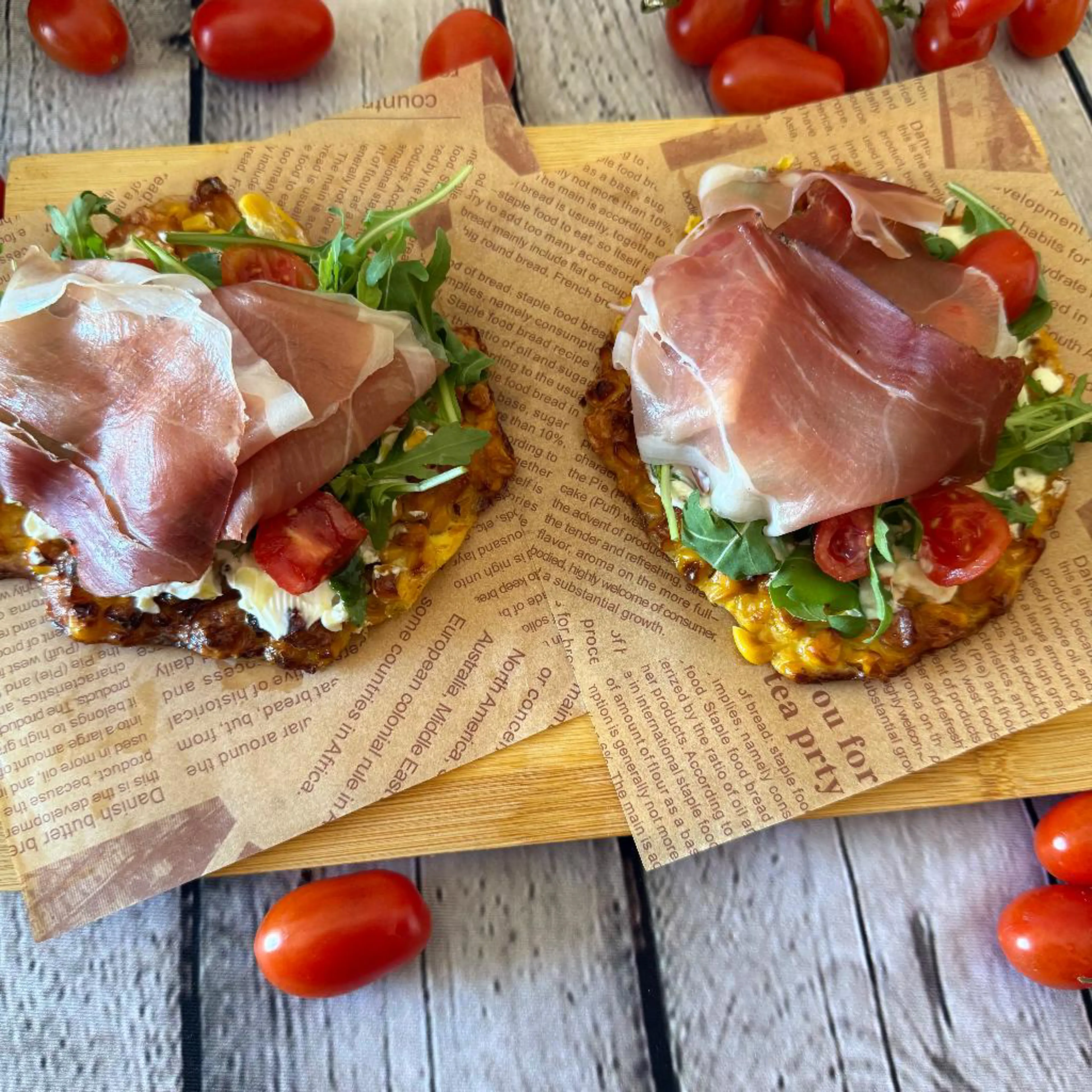Crunchy corn Doré, flourless, in the air fryer