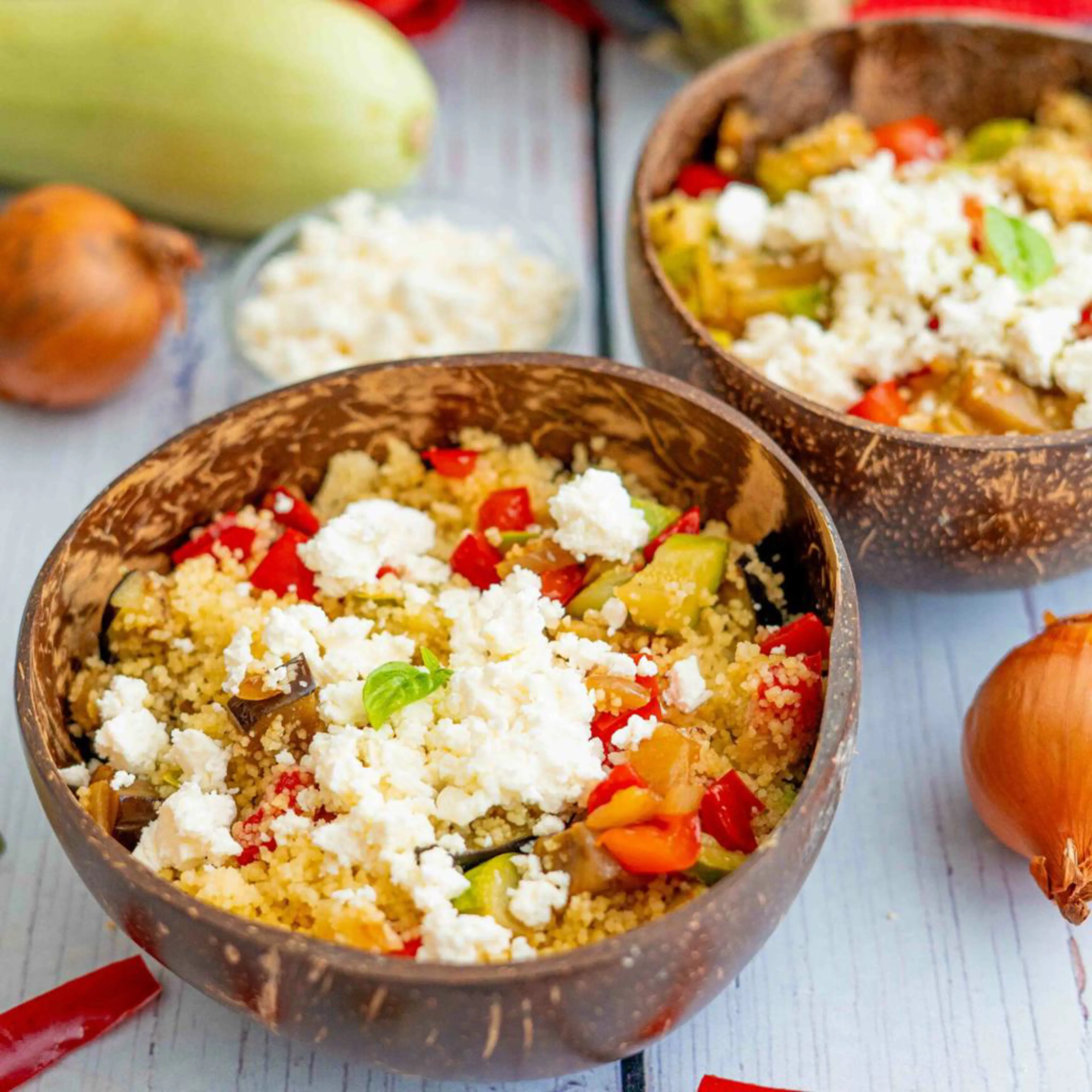 Grilled vegetable couscous