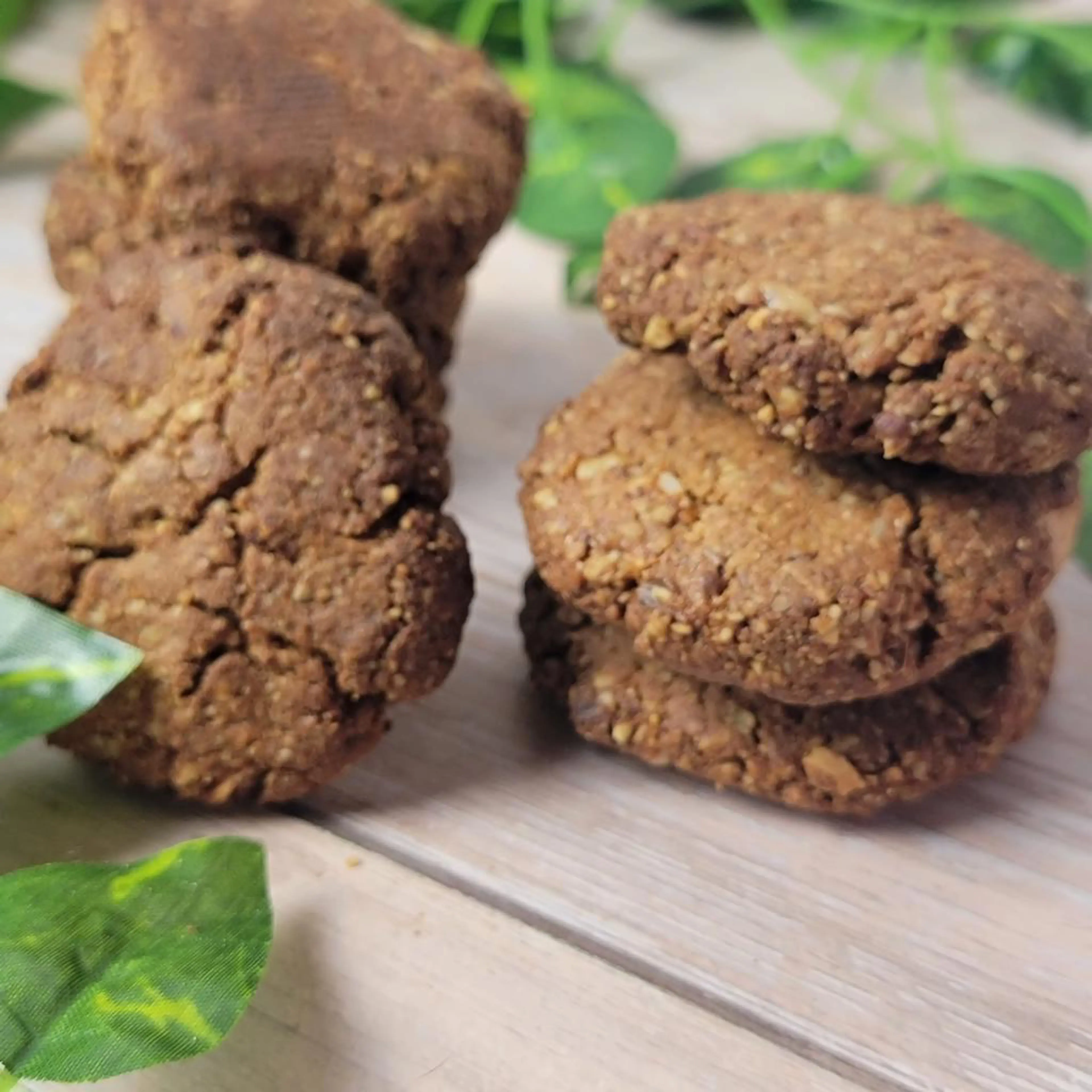 Almond and sunflower seed cookies