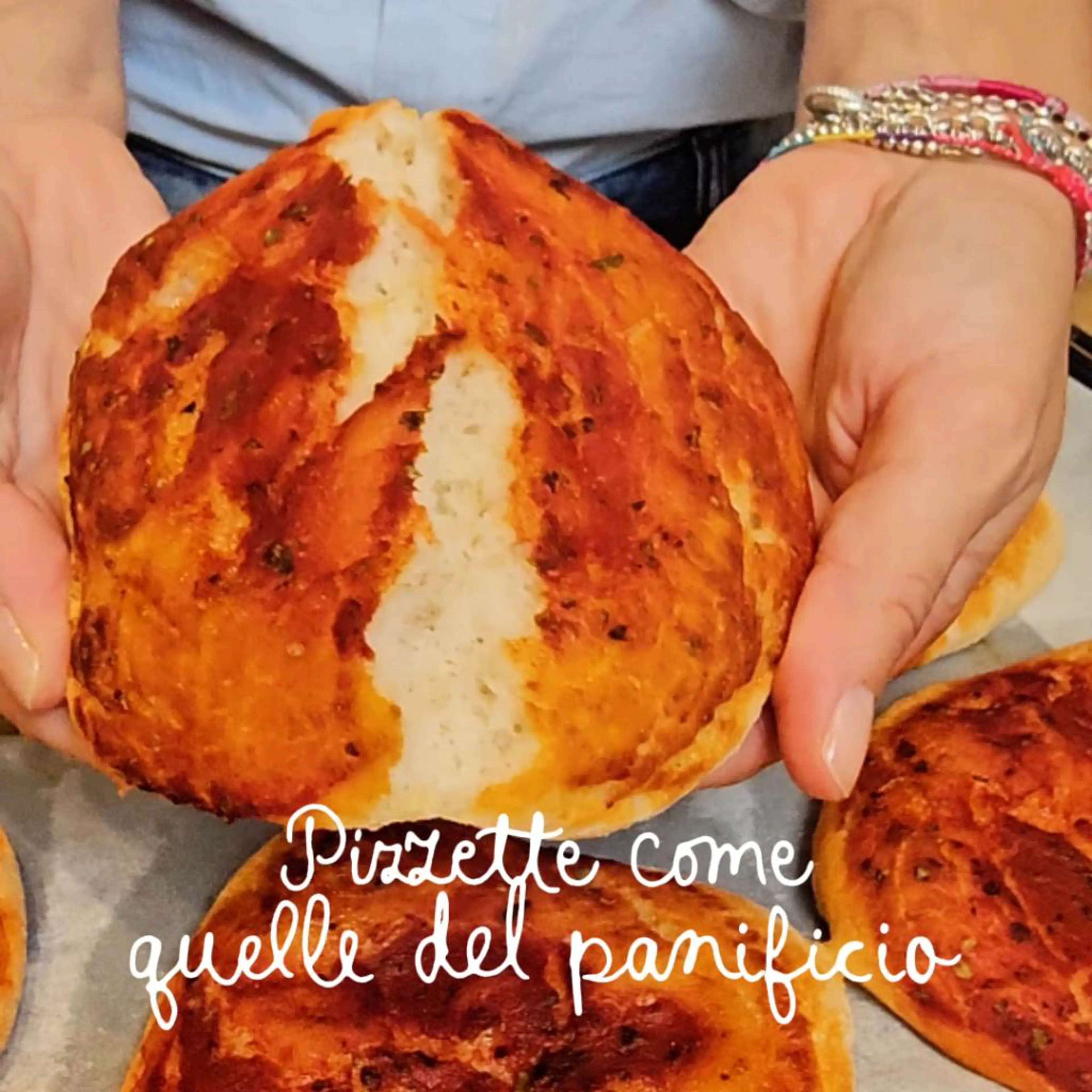 Gluten-free red mini pizzas