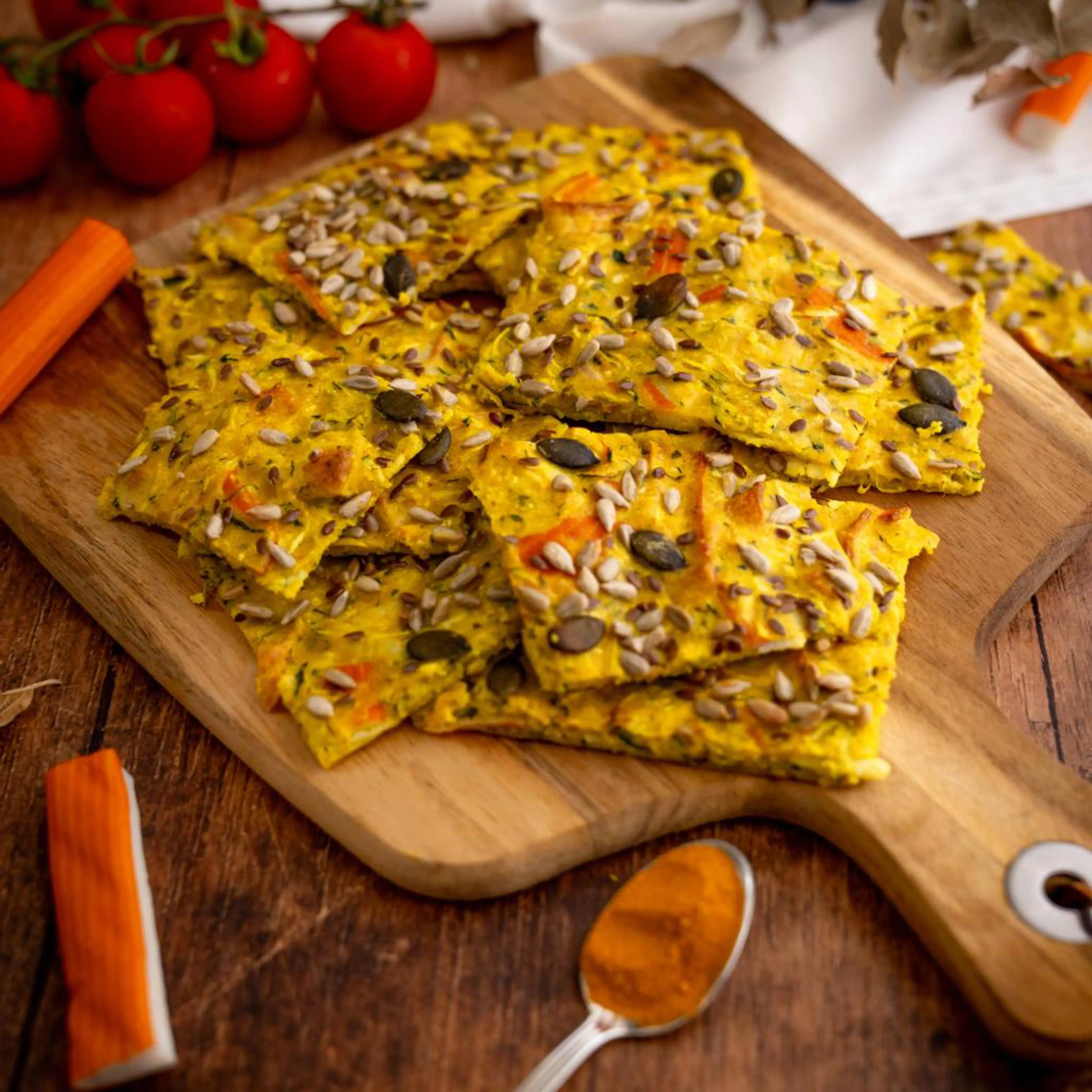Turmeric flatbread
