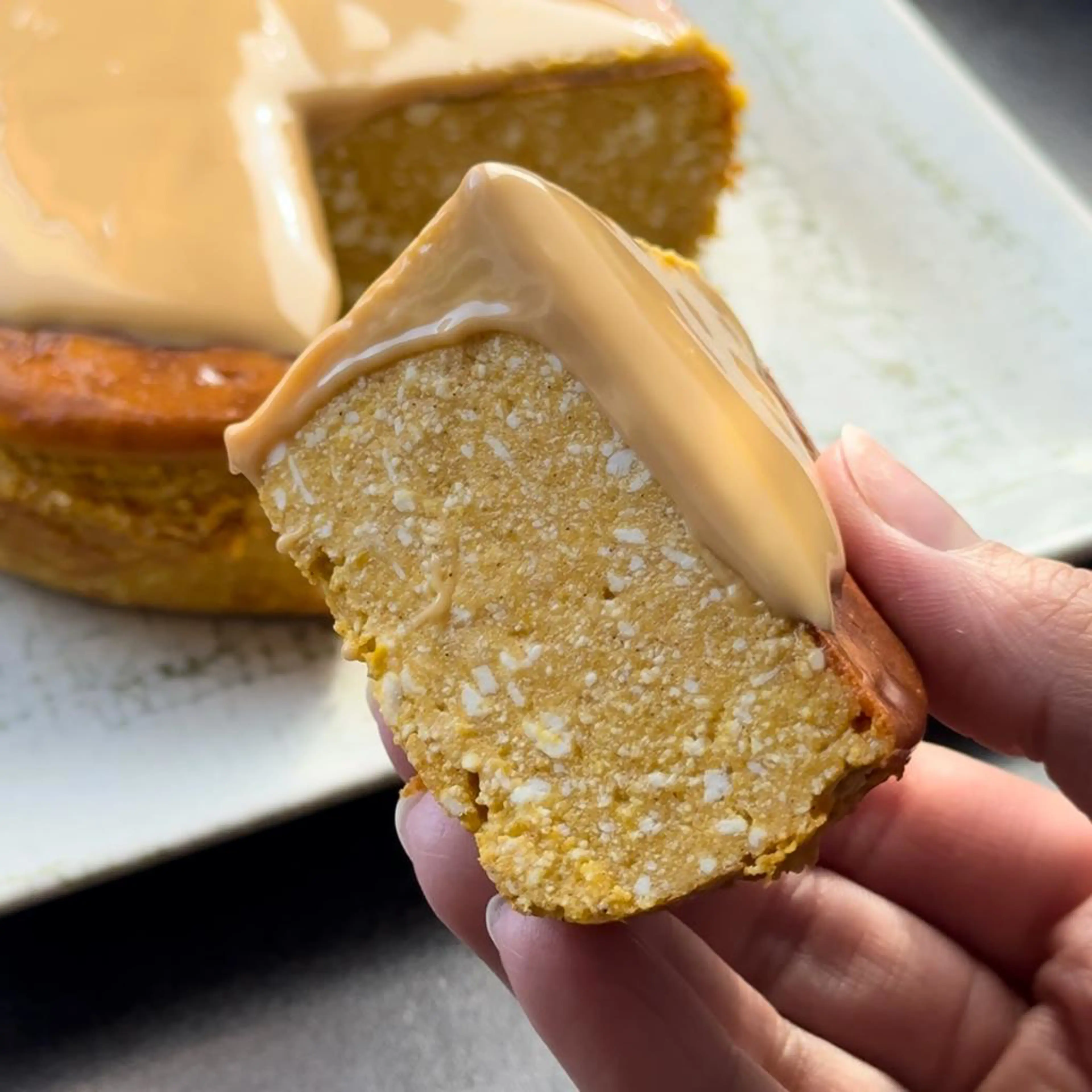 Pumpa- och ricottakaka utan mjöl (höstfika)