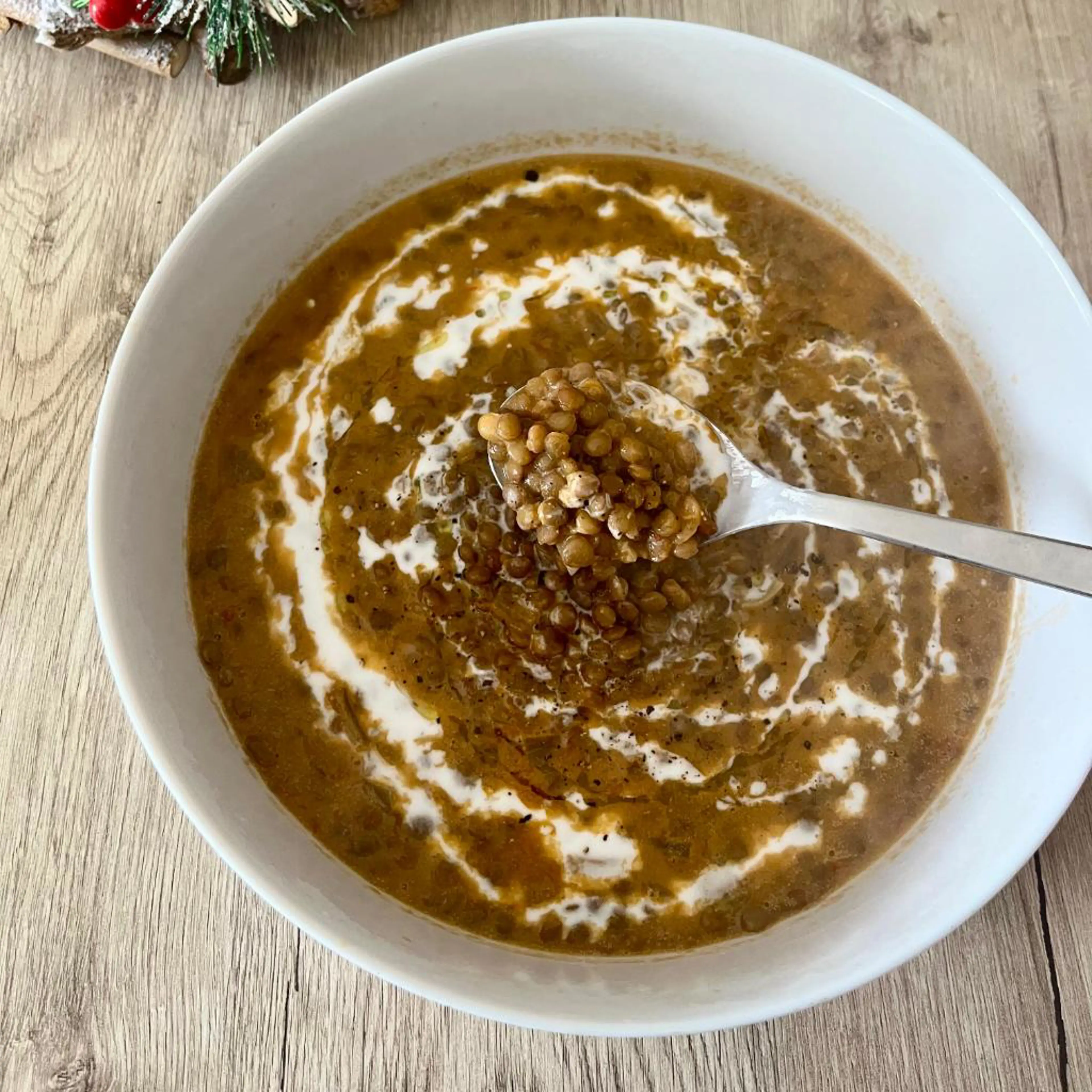 Röd linssoppa med kokosmjölk