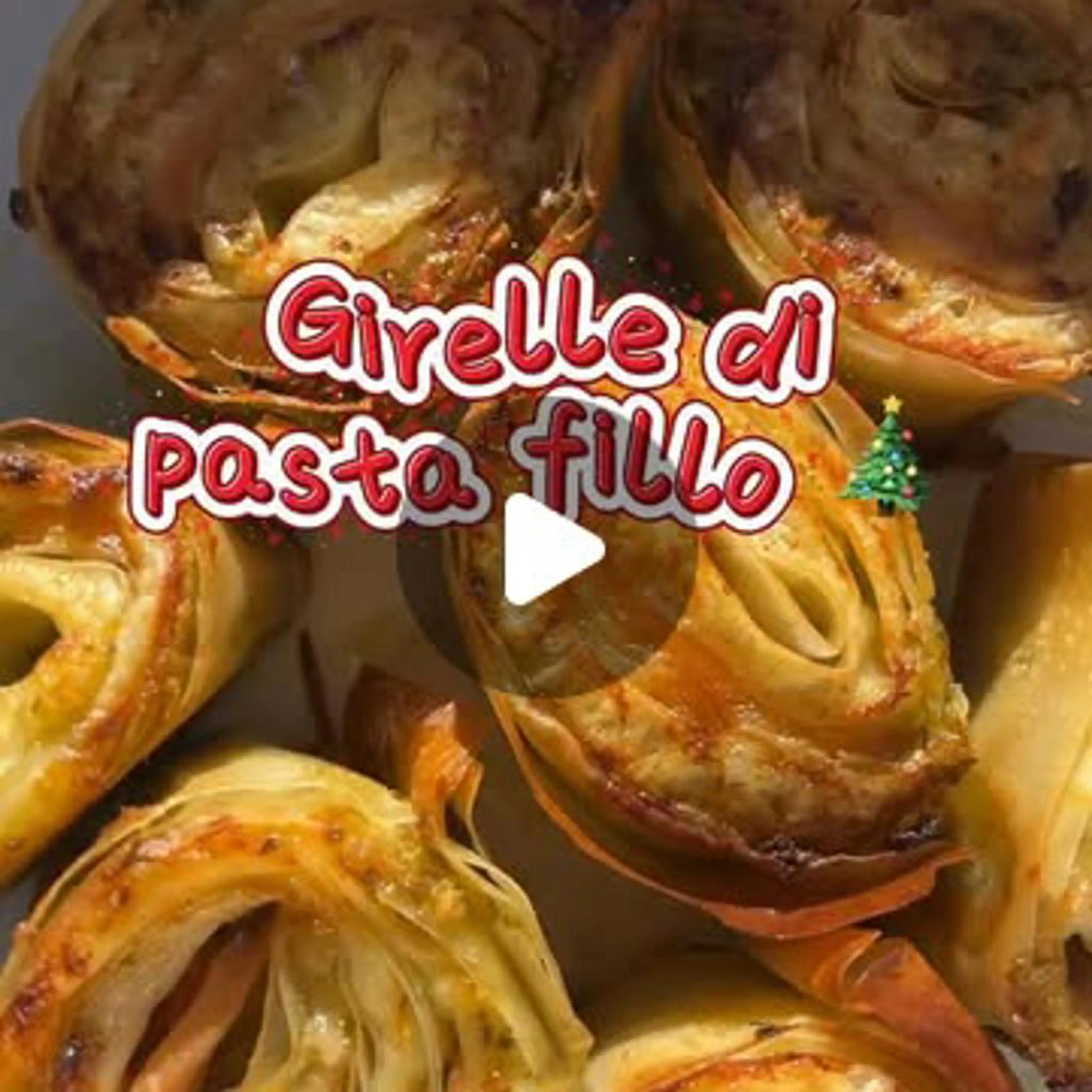 Rollitos de pasta filo con pesto, queso y salmón ahumado