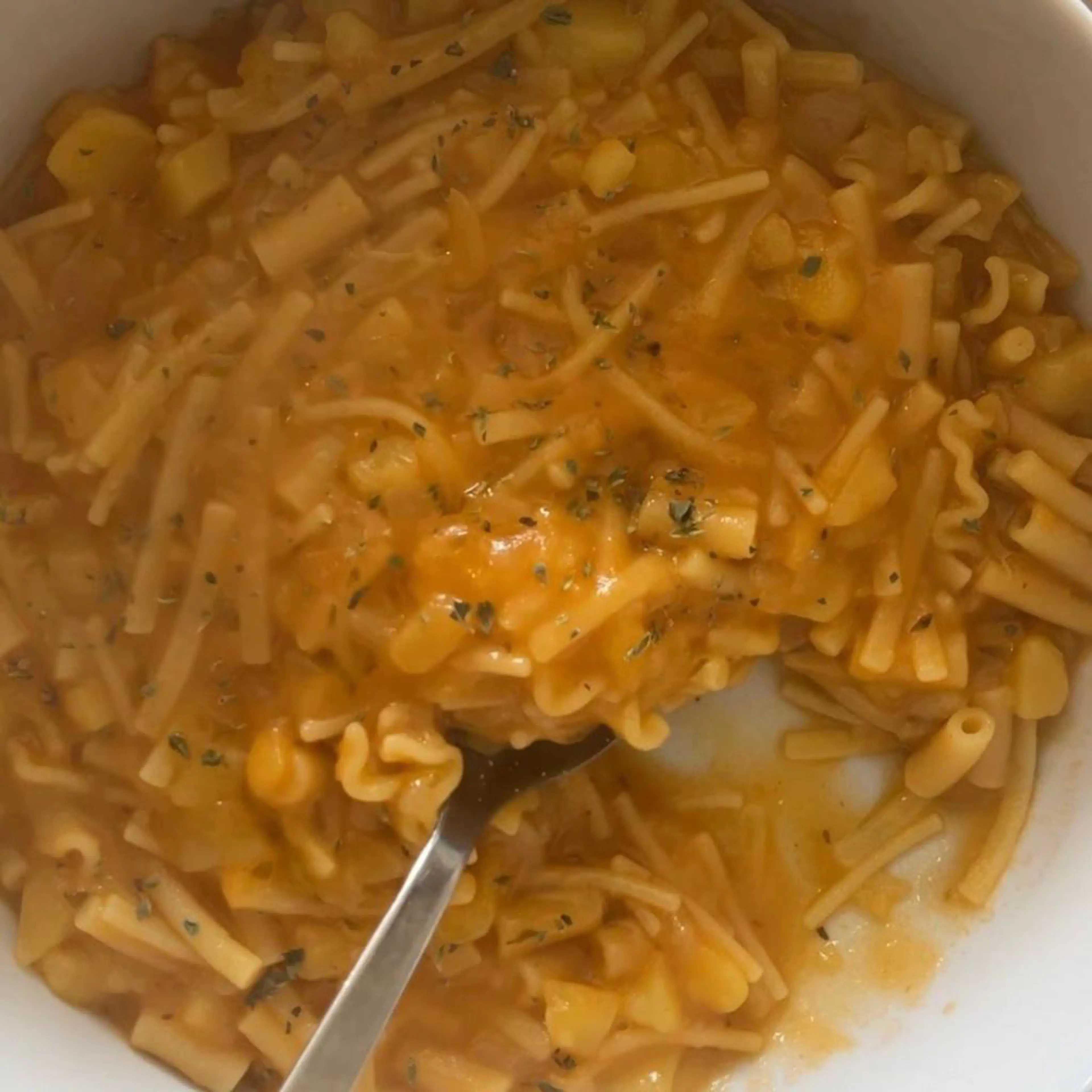Pasta e patate cremosa