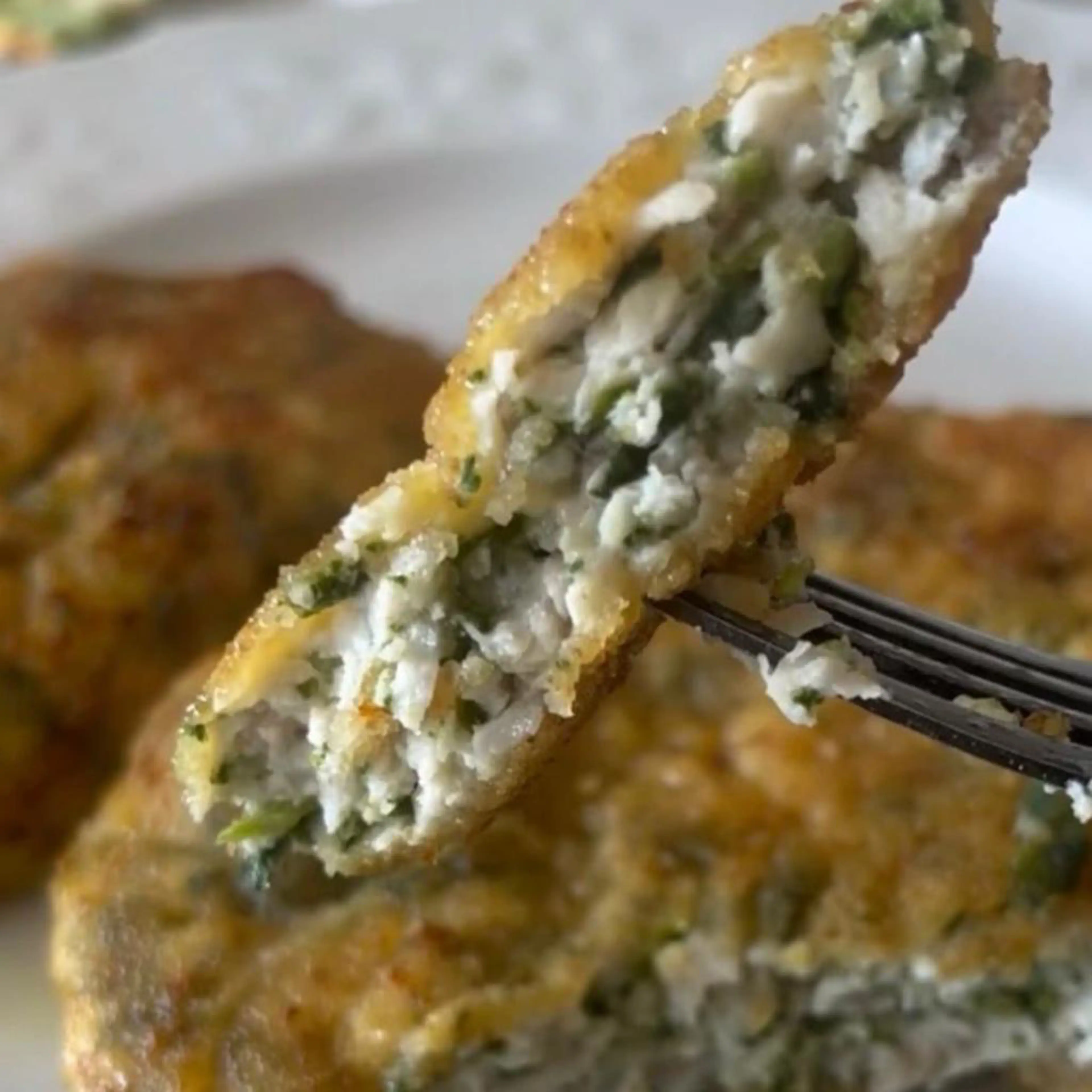 Chicken spinach patties
