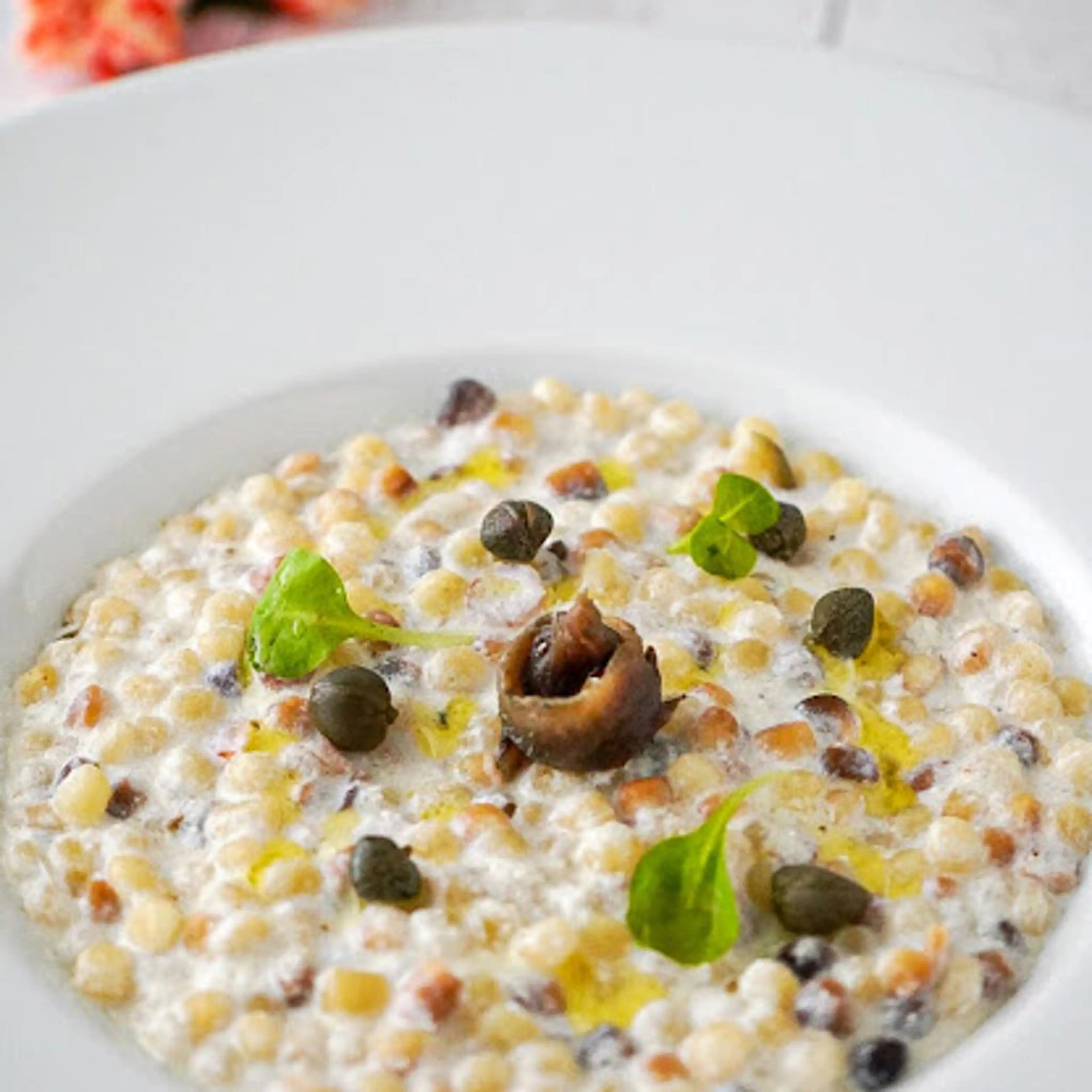 Fregola blanche