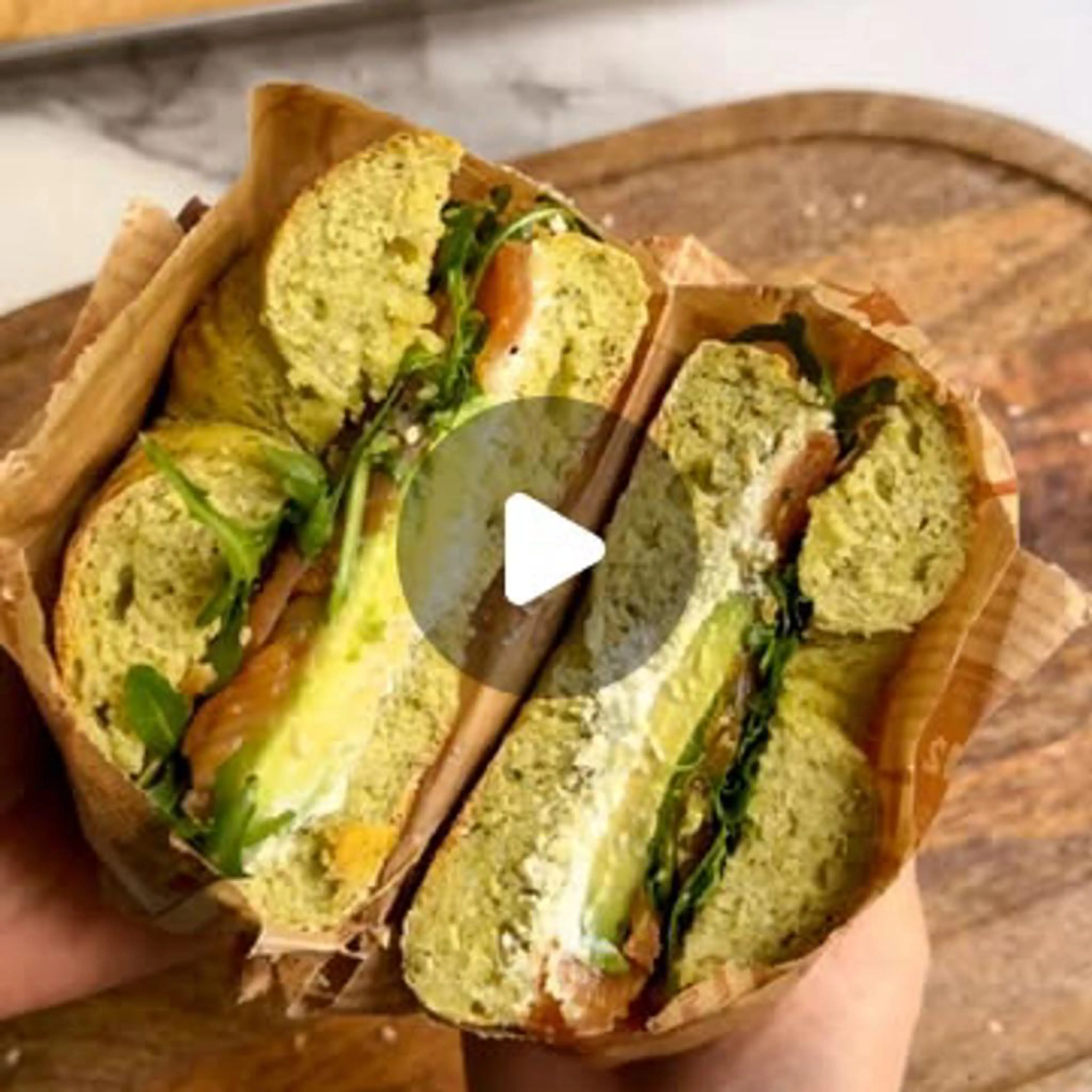 Broccoli bagels