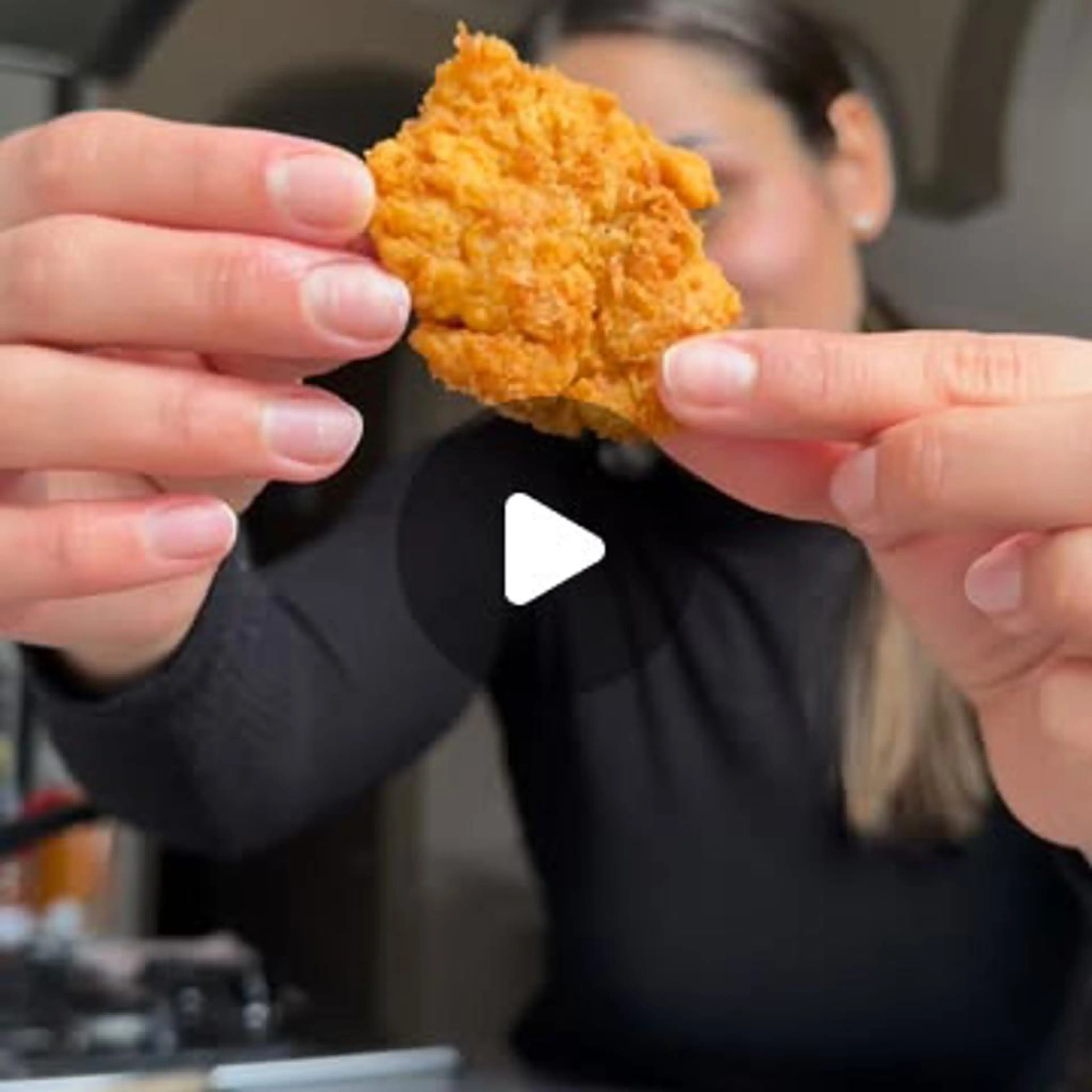 Chickpea flour nuggets (vegan version)