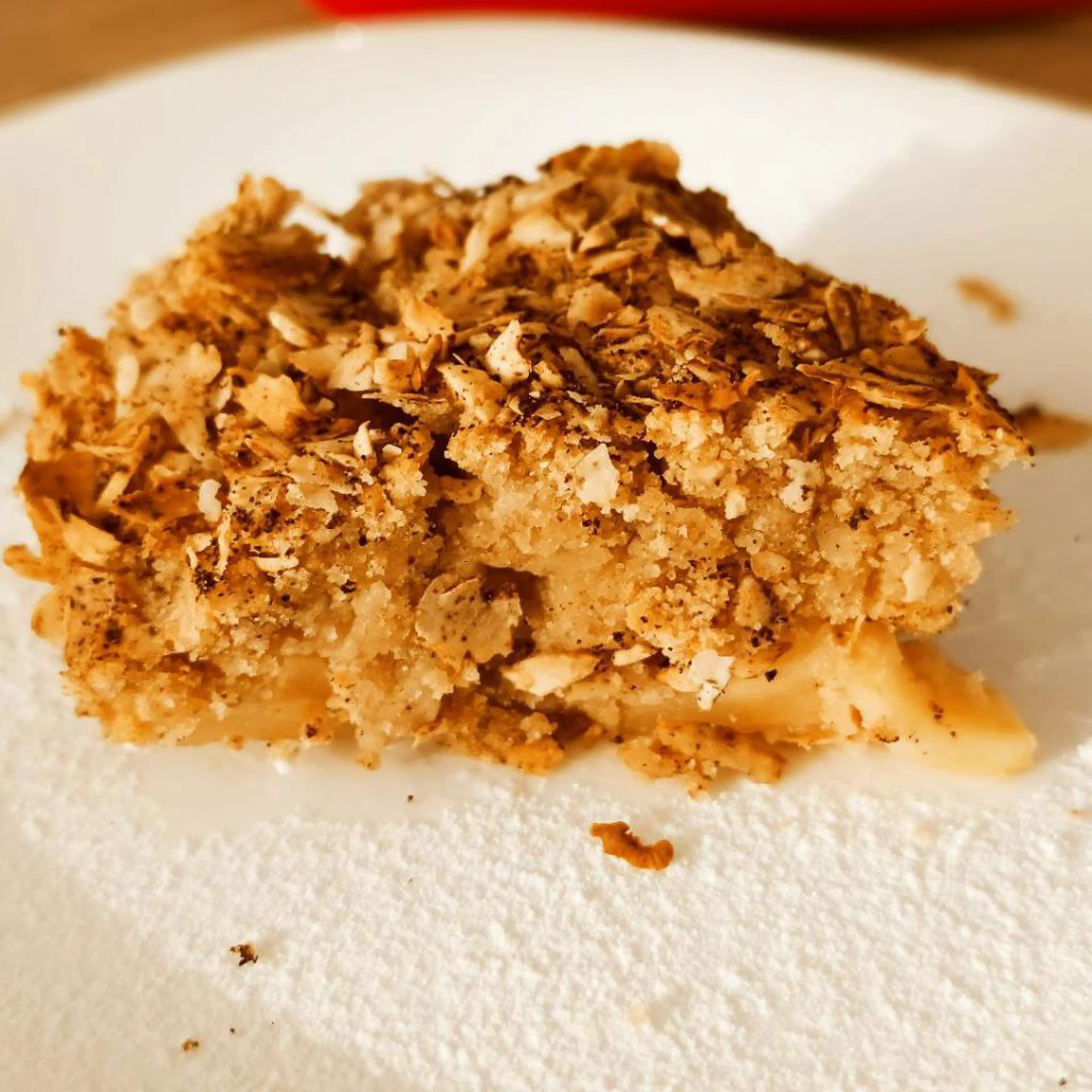 Water apple cake cooked in the air fryer