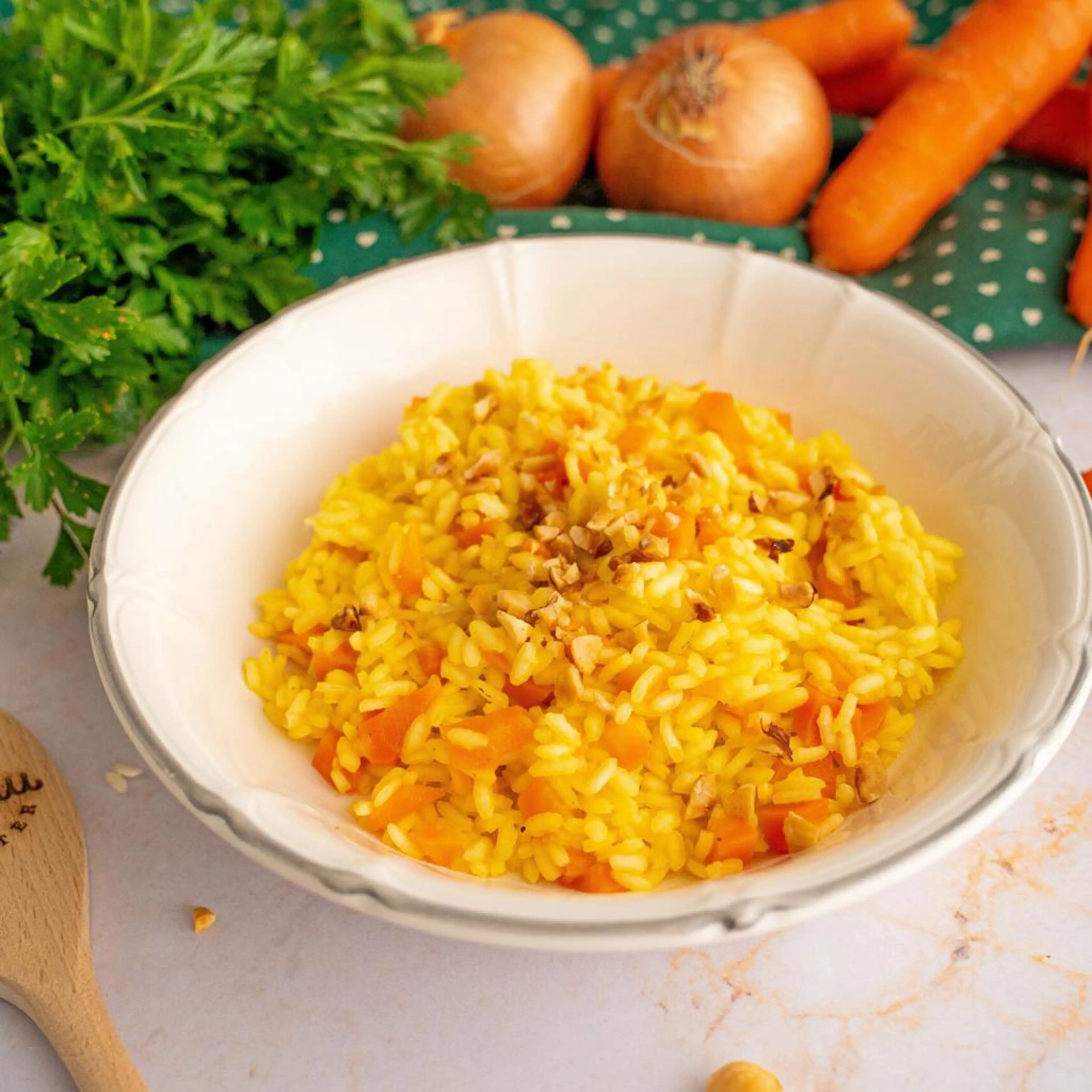 Risotto mit Karotten